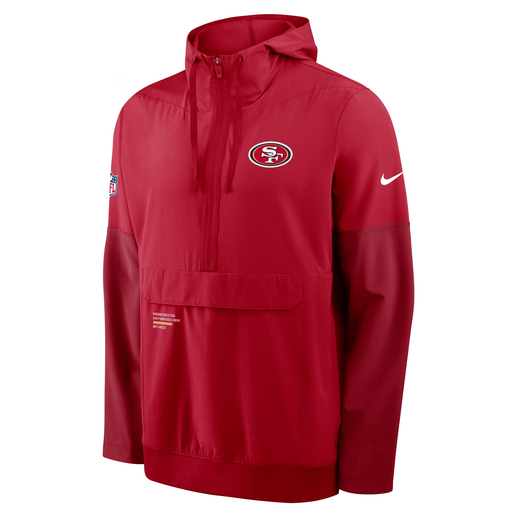 San Francisco 49ers Nike Anorak - Mens, , rebel_hi-res