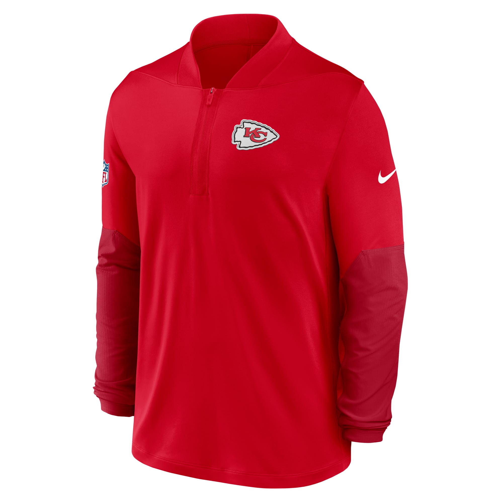 Kansas City Chiefs Nike Dri-FIT Half Zip Top - Mens, , rebel_hi-res