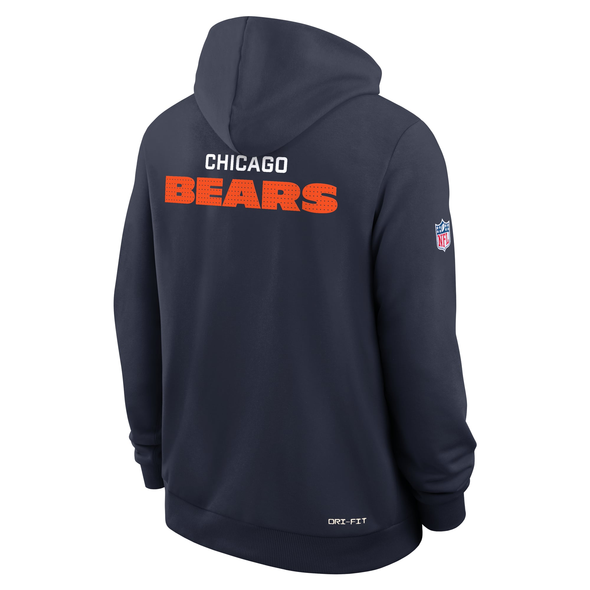 Chicago Bears Nike Dri-FIT Hoodie - Mens, , rebel_hi-res