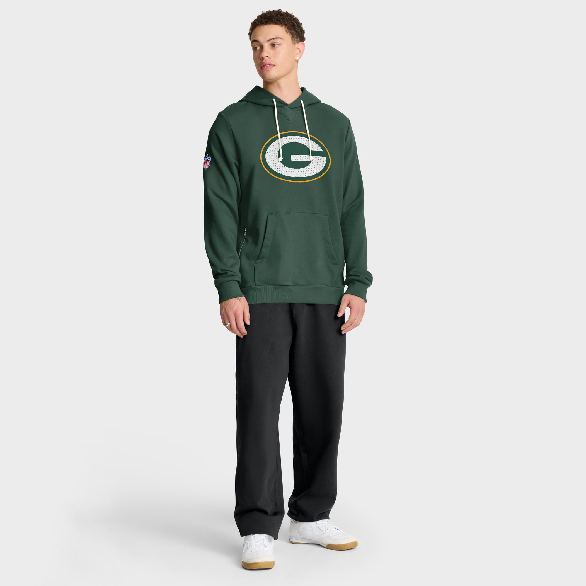 Green Bay Packers Nike Dri-FIT Hoodie - Mens, , rebel_hi-res
