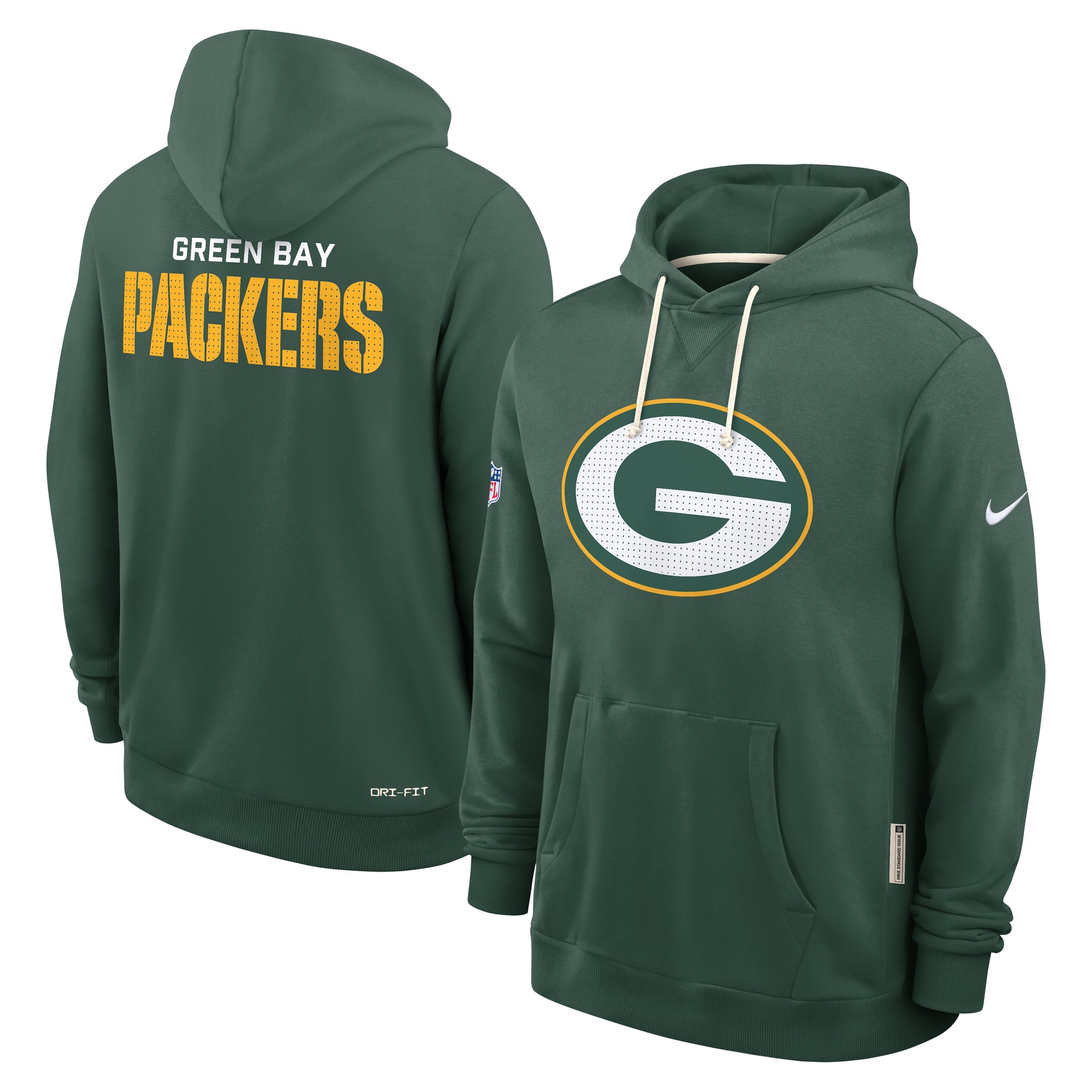 Green Bay Packers Nike Dri-FIT Hoodie - Mens, , rebel_hi-res