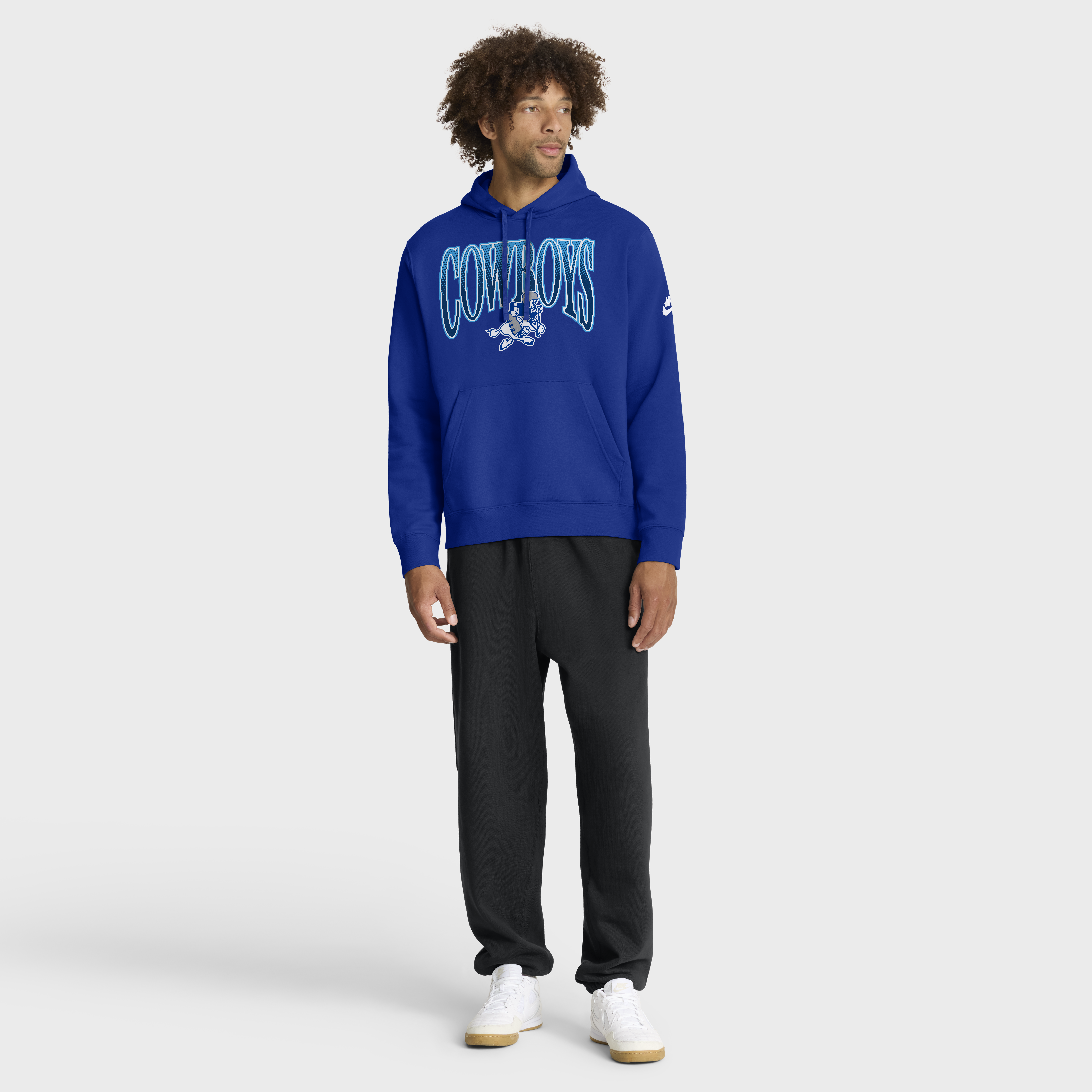 Dallas Cowboys Nike Rewind Club Hoodie - Mens, , rebel_hi-res