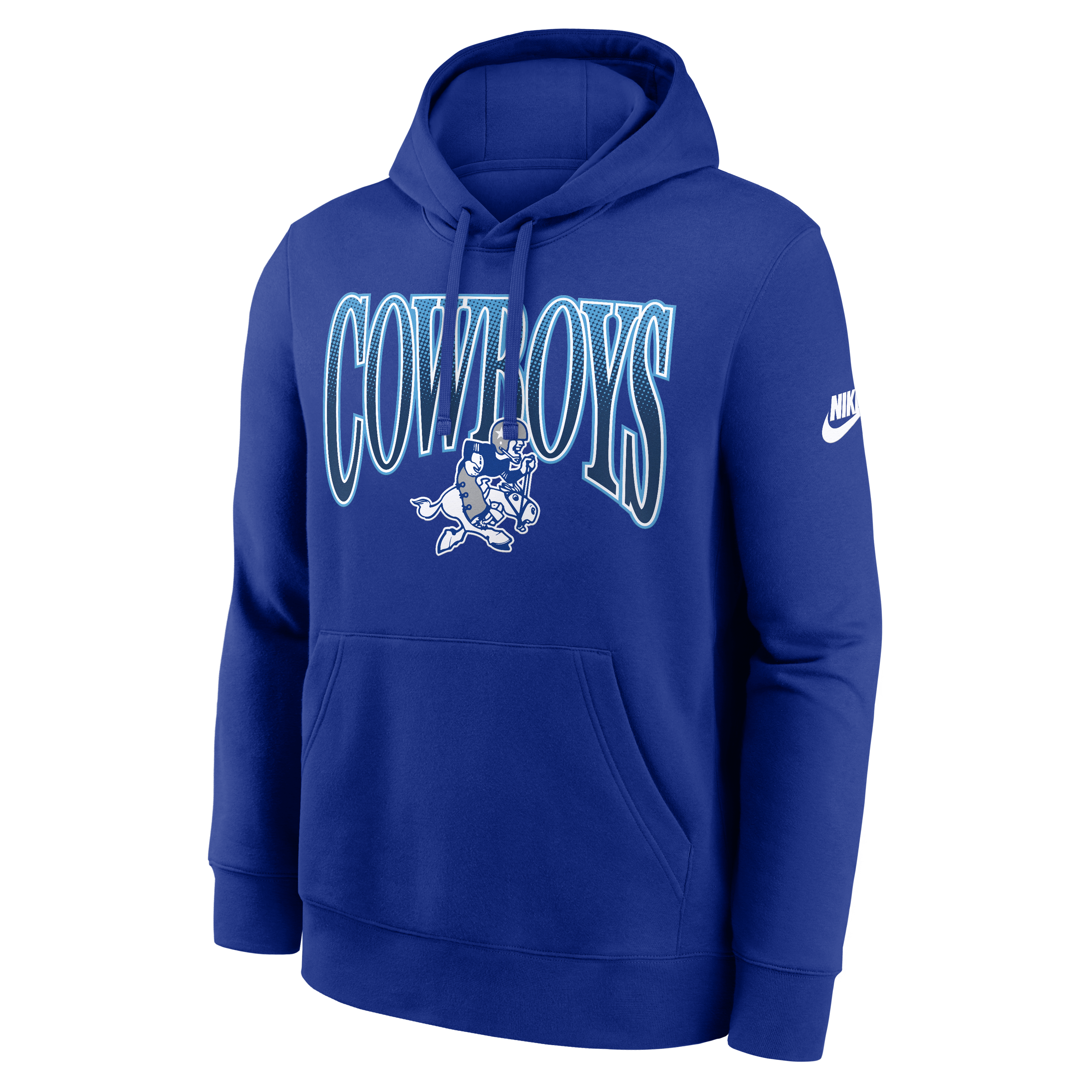 Dallas Cowboys Nike Rewind Club Hoodie - Mens, , rebel_hi-res