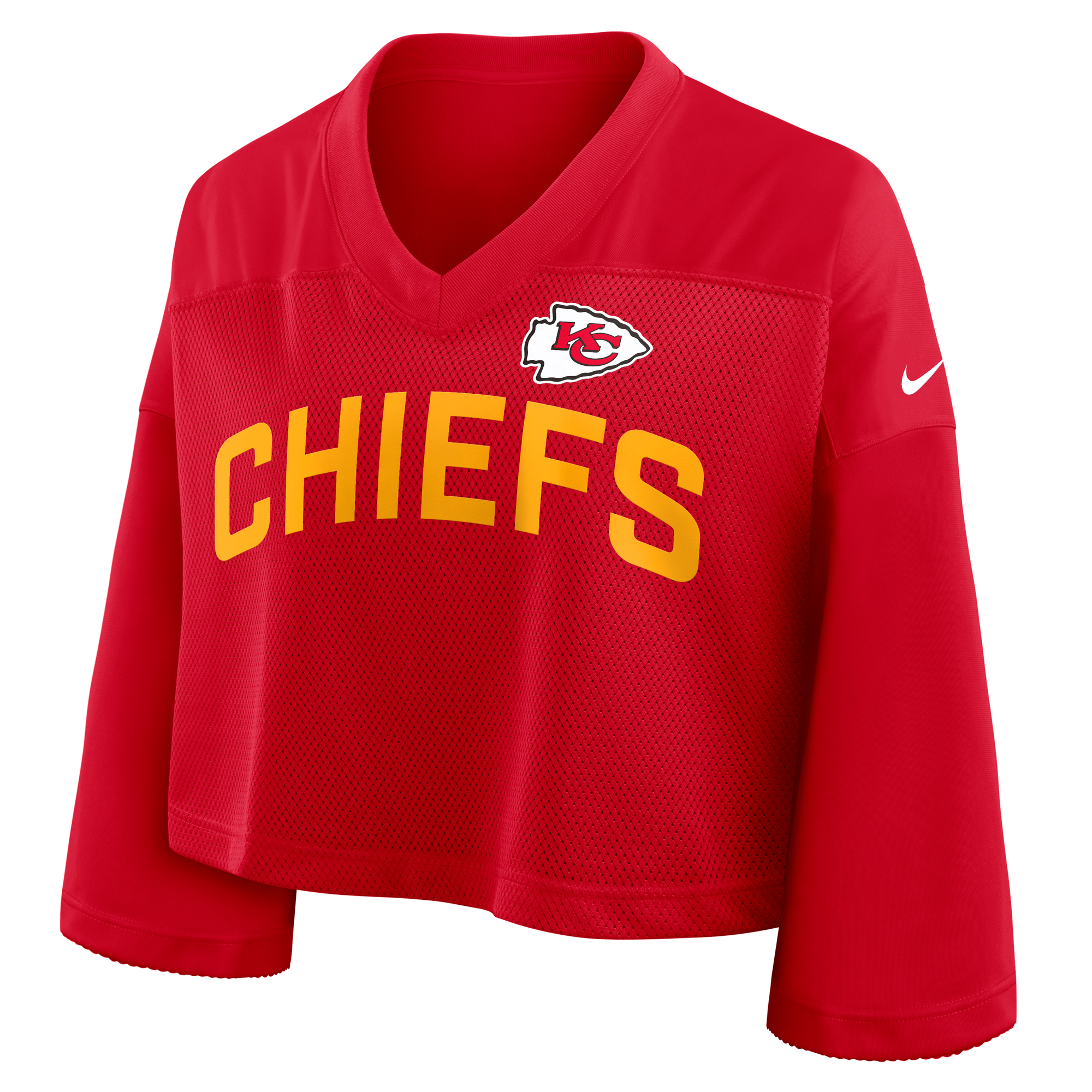 Kansas City Chiefs Nike Jersey Fashion Top - Womens, , rebel_hi-res
