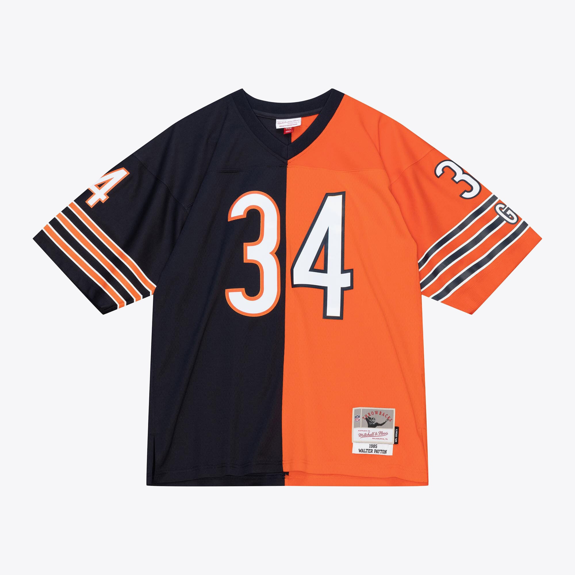 Walter Payton Chicago Bears 1985 Mitchell & Ness Navy Split Legacy Jersey, , rebel_hi-res