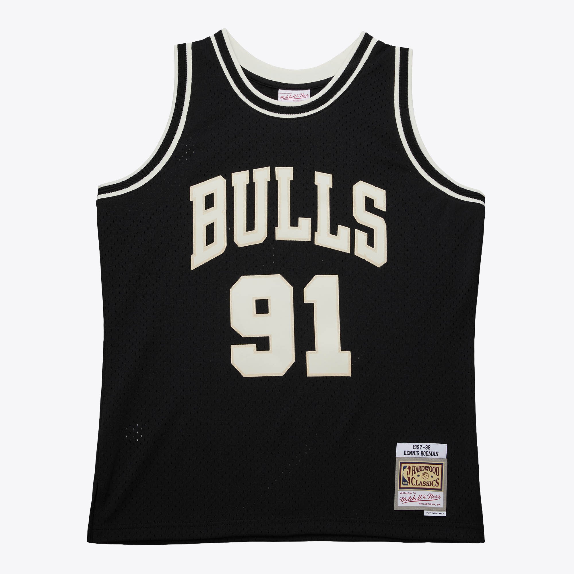 Chicago Bulls Mitchell & Ness Off Court Swingman Jersey Dennis Rodman 1997, , rebel_hi-res