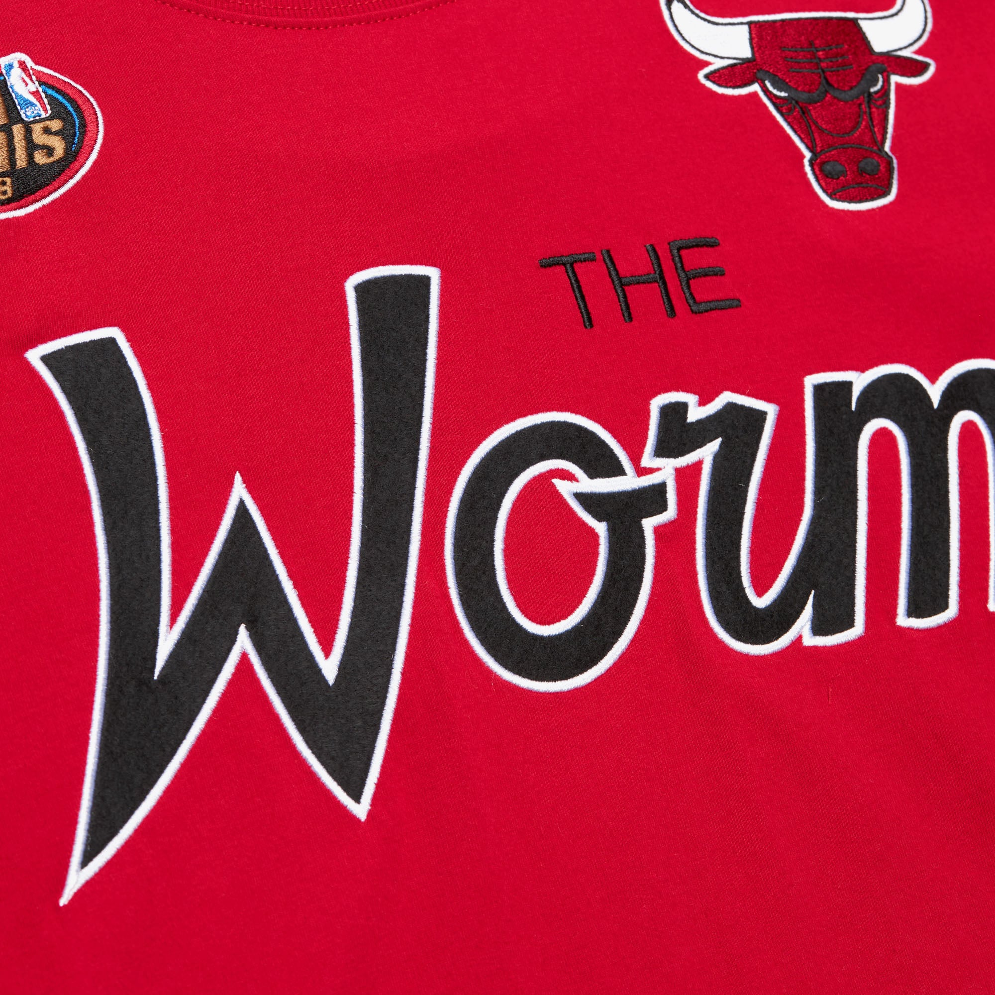 Chicago Bulls Mitchell & Ness Premium Nickname T-Shirt Dennis Rodman The Worm, , rebel_hi-res