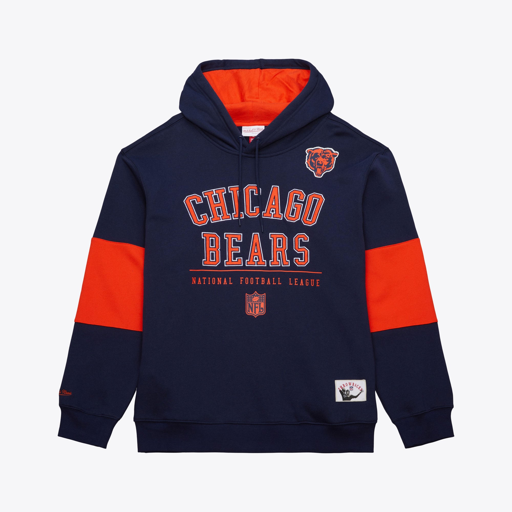 Chicago Bears Mitchell & Ness Retro Fleece Hoodie, , rebel_hi-res
