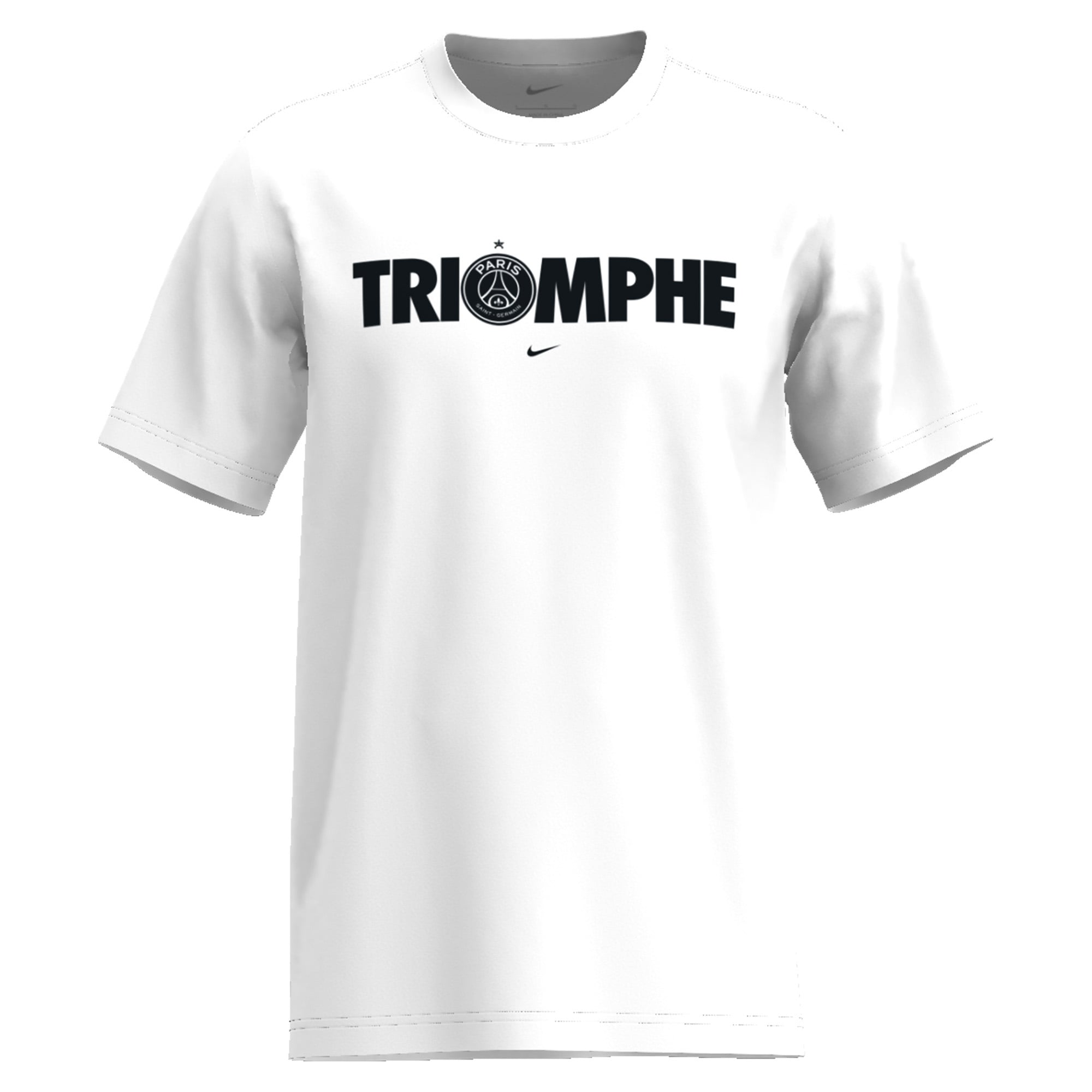 PSG Nike UCL Winners TRIOMPHE Tee 2025 - White, , rebel_hi-res