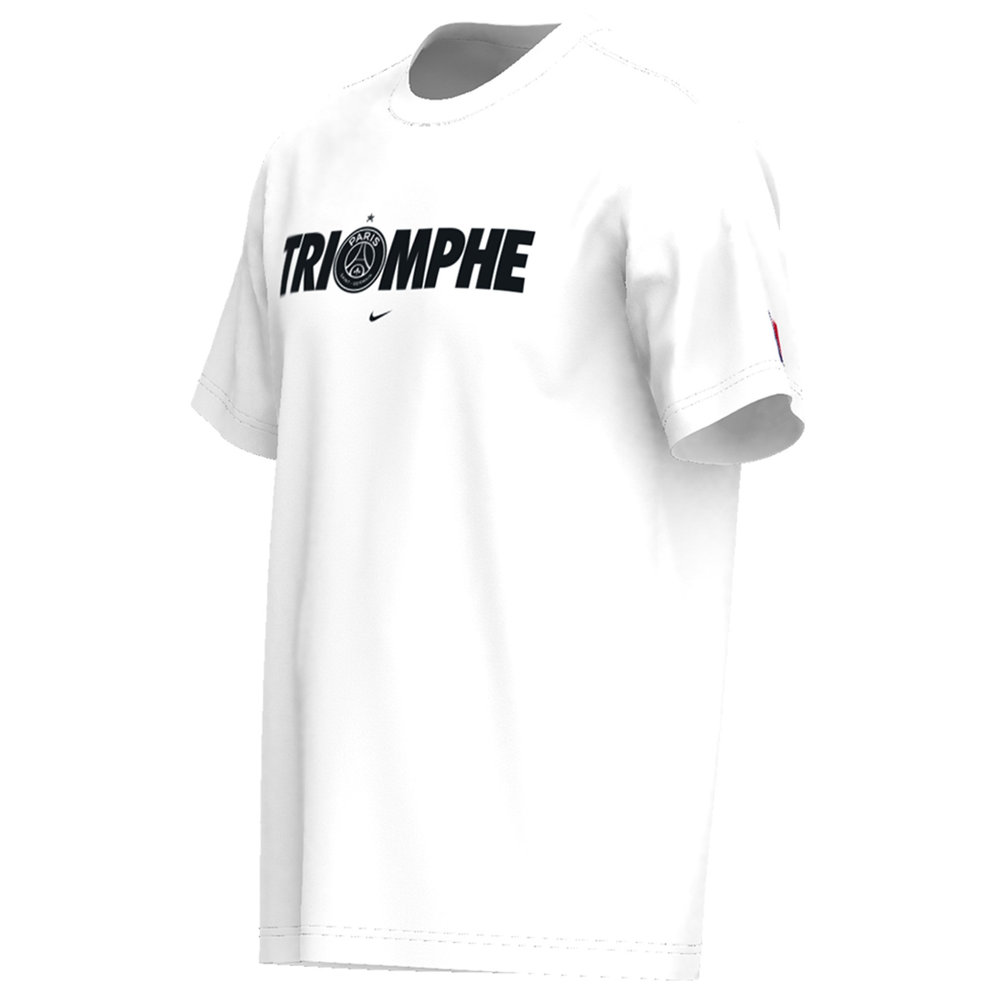 PSG Nike UCL Winners TRIOMPHE Tee 2025 - White, , rebel_hi-res