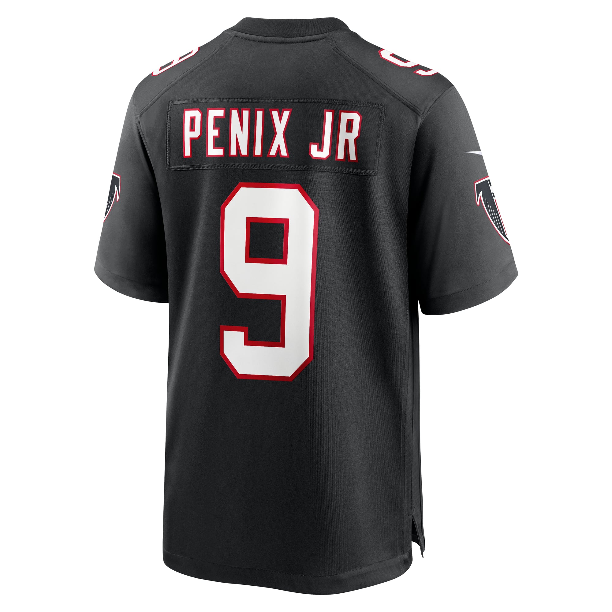 Atlanta Falcons Nike Game Alternate Jersey - Black - Michael Penix Jr. - Youth, , rebel_hi-res