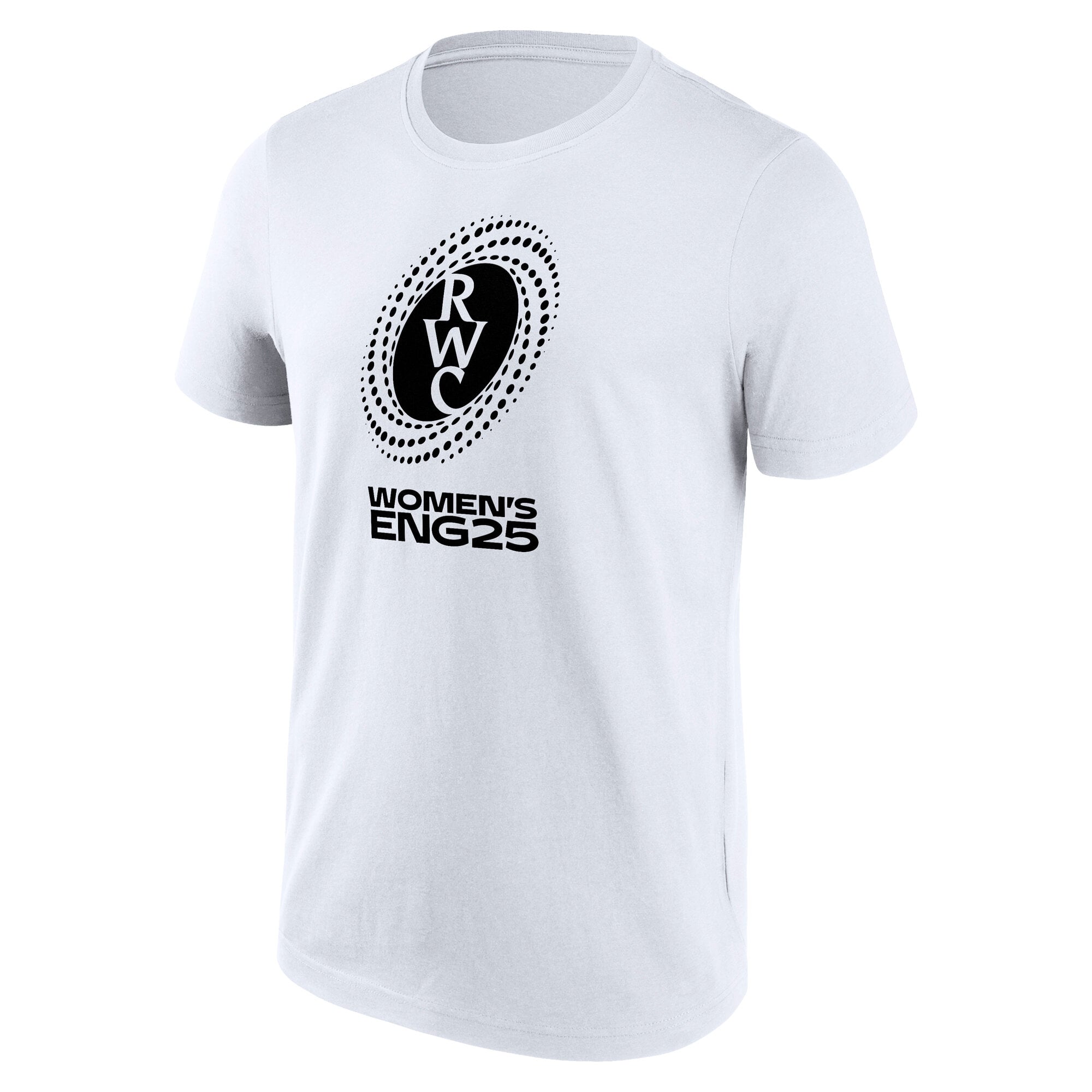 Women's Rugby World Cup 2025 Primary Logo Graphic T-Shirt - White - Unisex, , rebel_hi-res