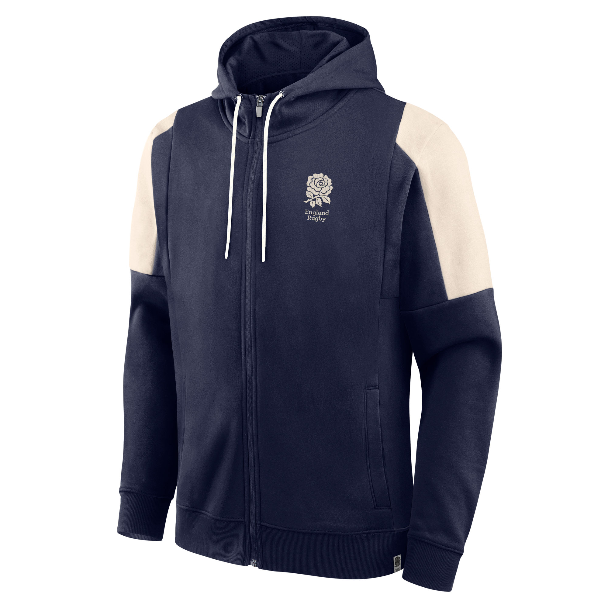 England Rugby Classics Full Zip Fleece Hoodie - Navy, , rebel_hi-res