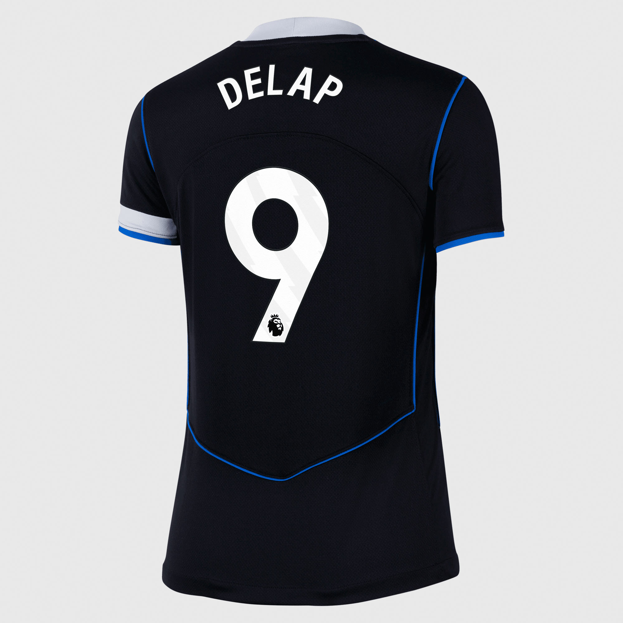 Chelsea Nike Third Stadium Shirt 2025-26 - Womens with Delap 9 printing, , rebel_hi-res