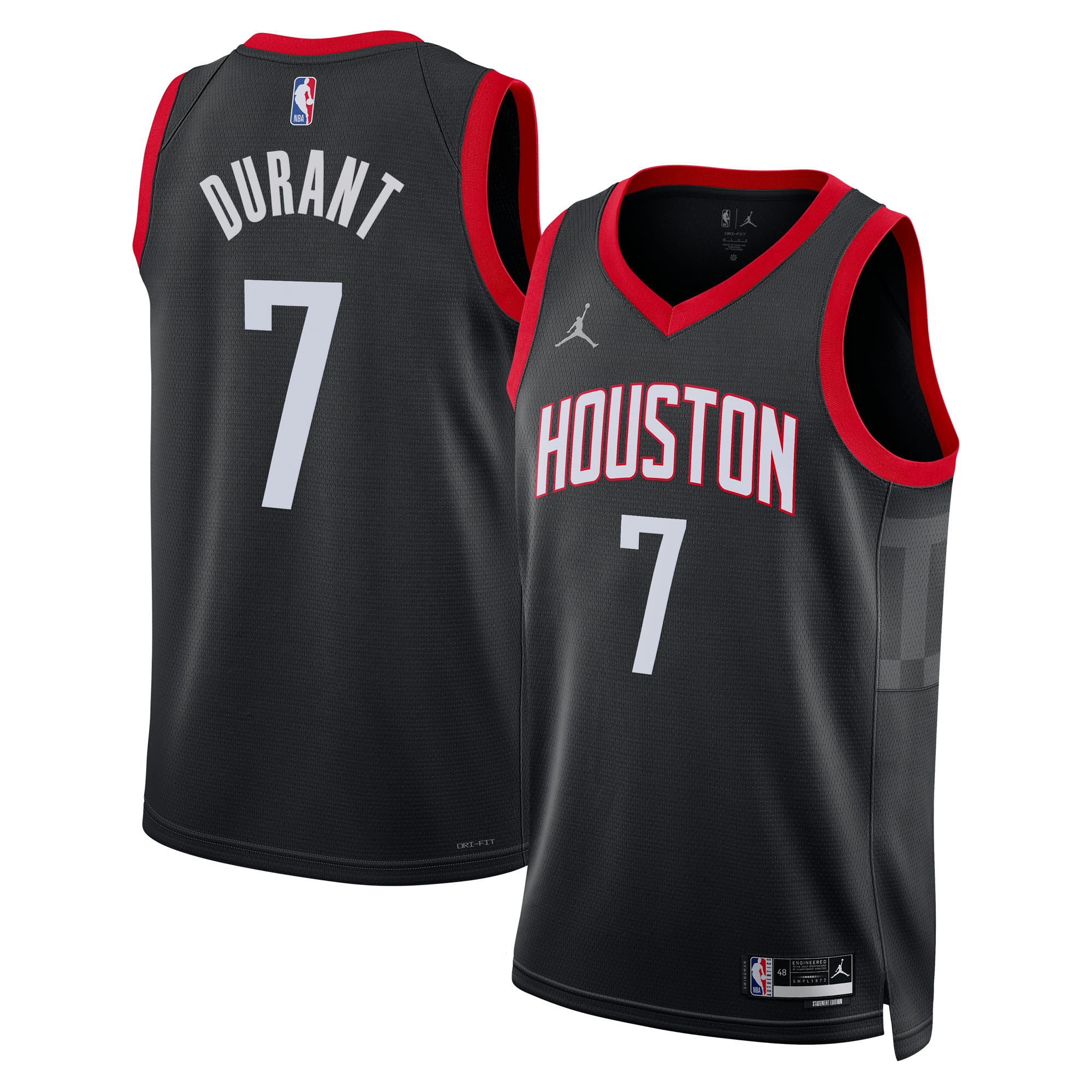 Houston Rockets Jordan Brand Statement Edition Swingman Jersey - Black ...