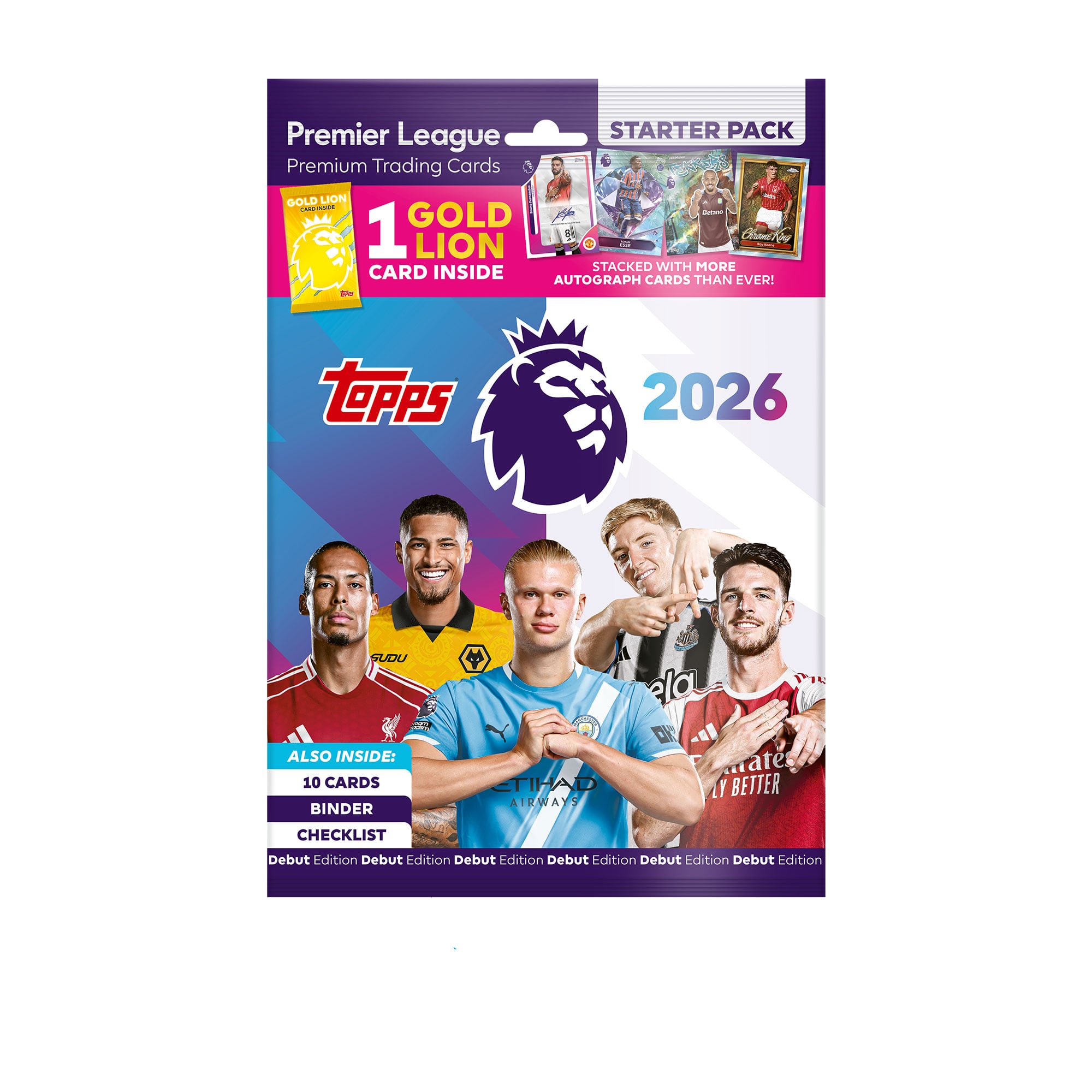 Topps Premier League 2025/26 Debut Edition Starter Pack, , rebel_hi-res