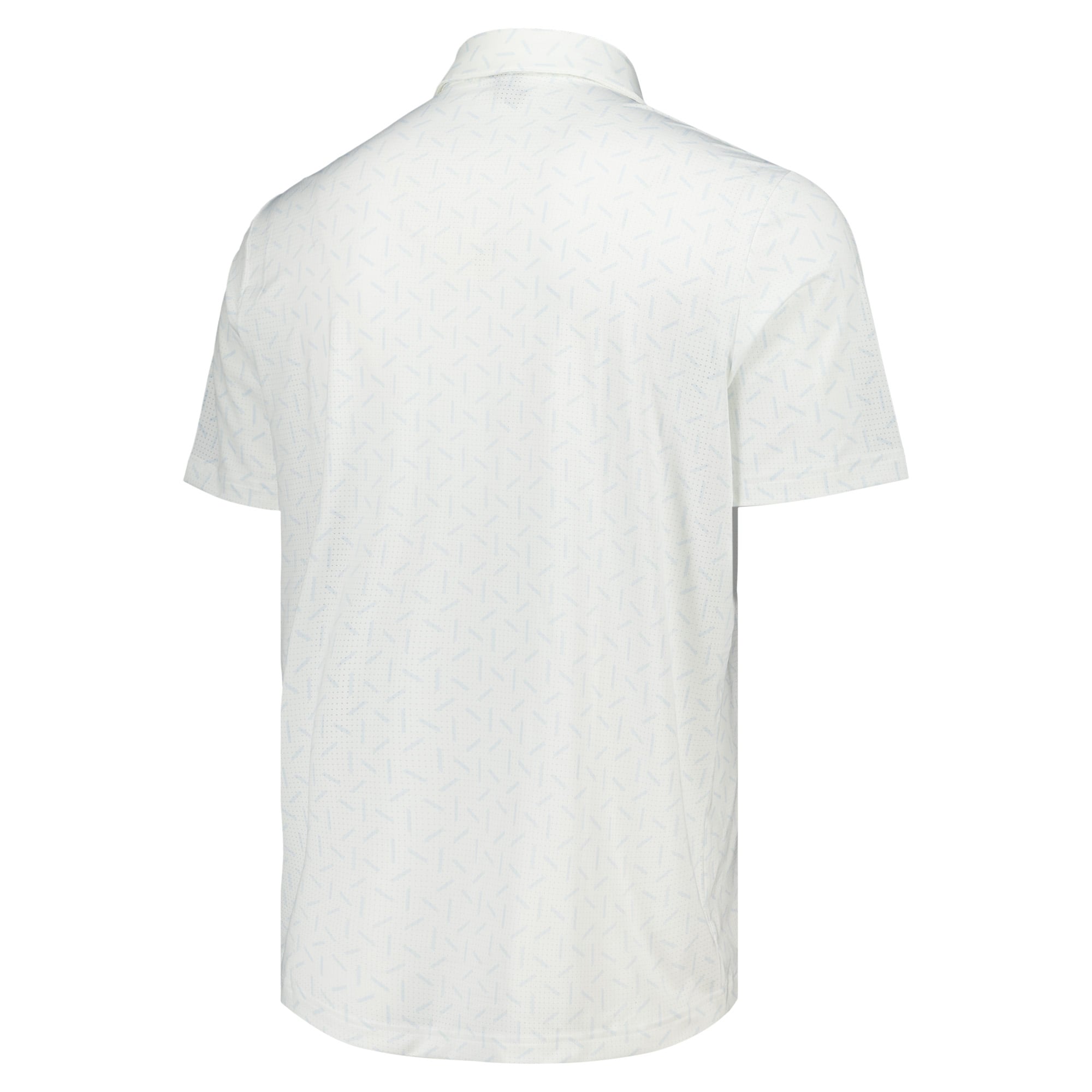 Leeds United adidas Golf Ultimate365 Mesh Print Climacool Polo - White, , rebel_hi-res