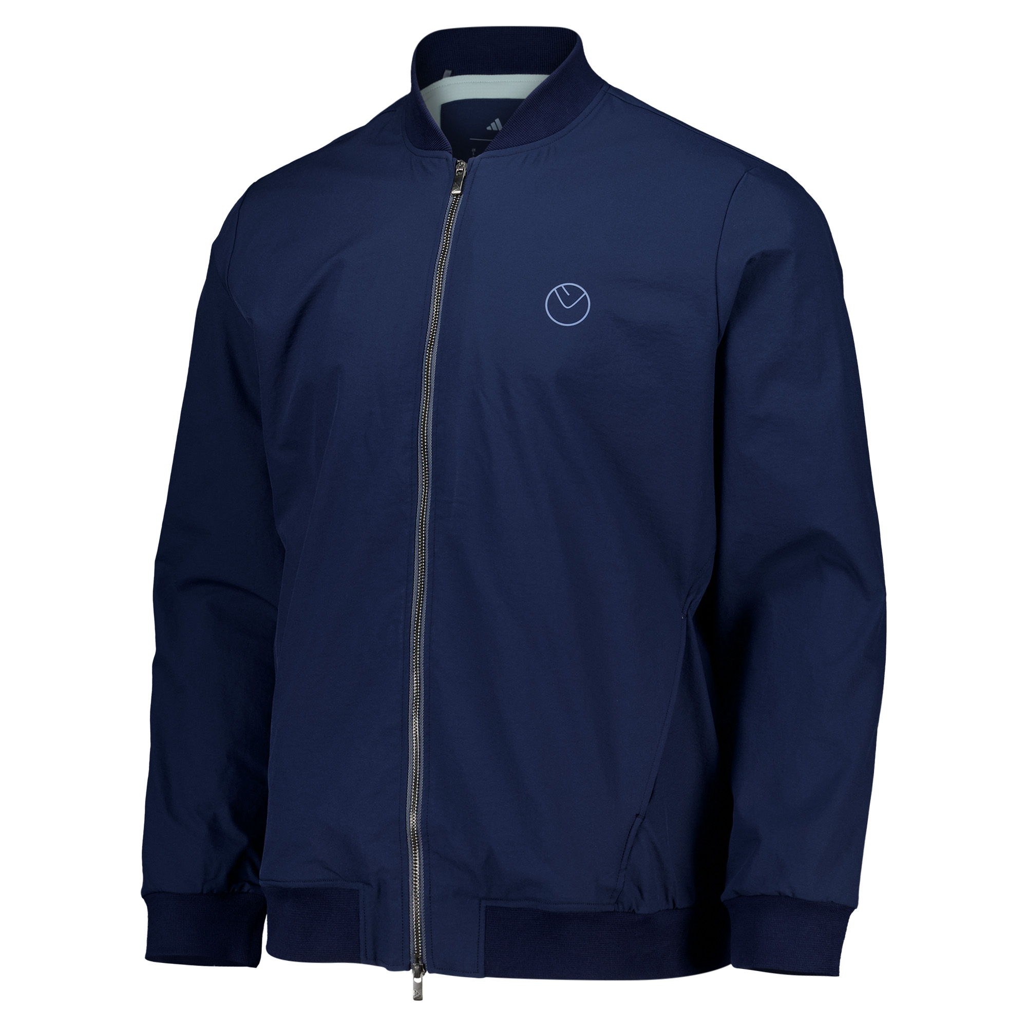 Leeds United adidas Golf Ultimate365+ Full-Zip Jacket - Navy, , rebel_hi-res