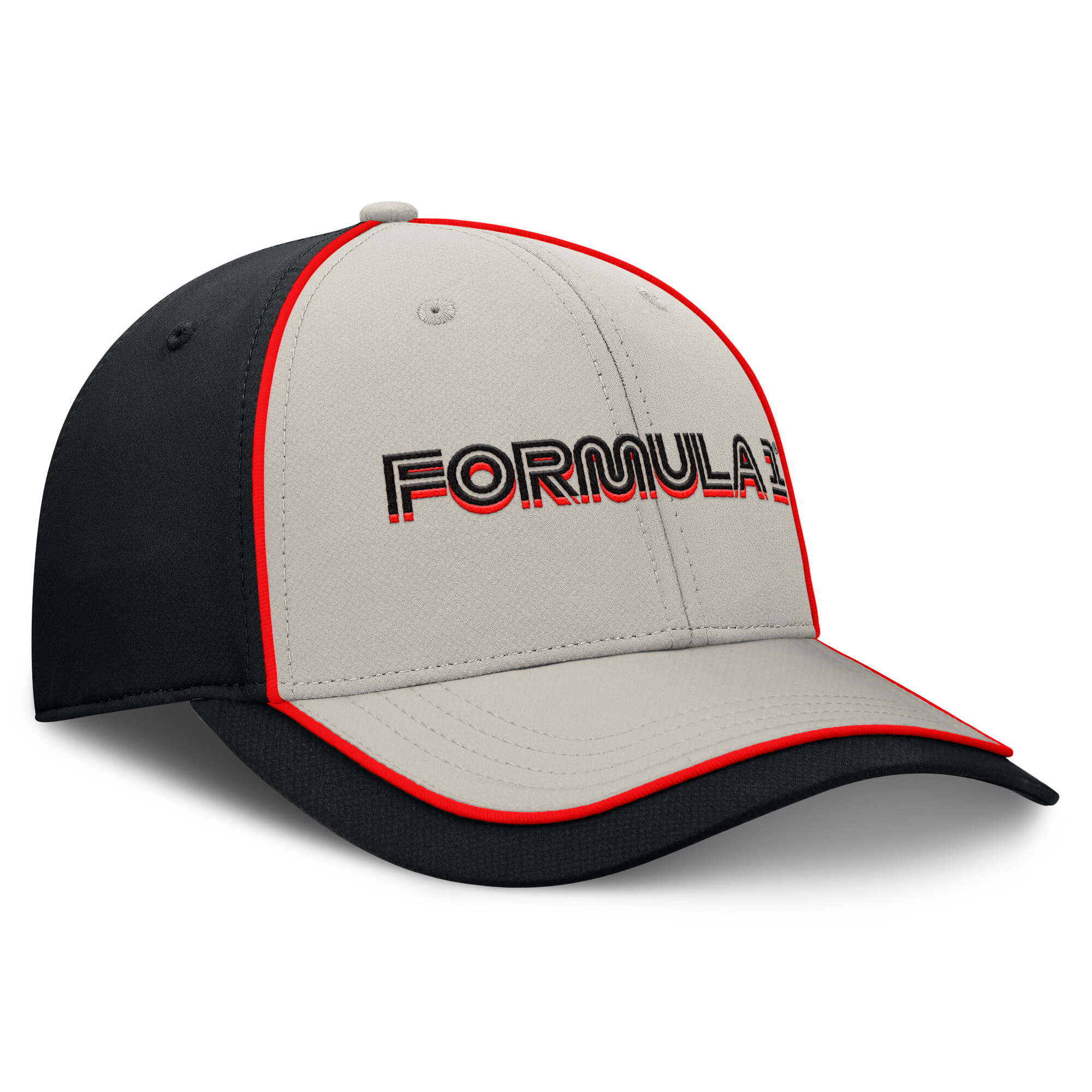 Simple F1 Cap Formula 1 Circuit Street Structured Cap - Grey | Rebel Sport