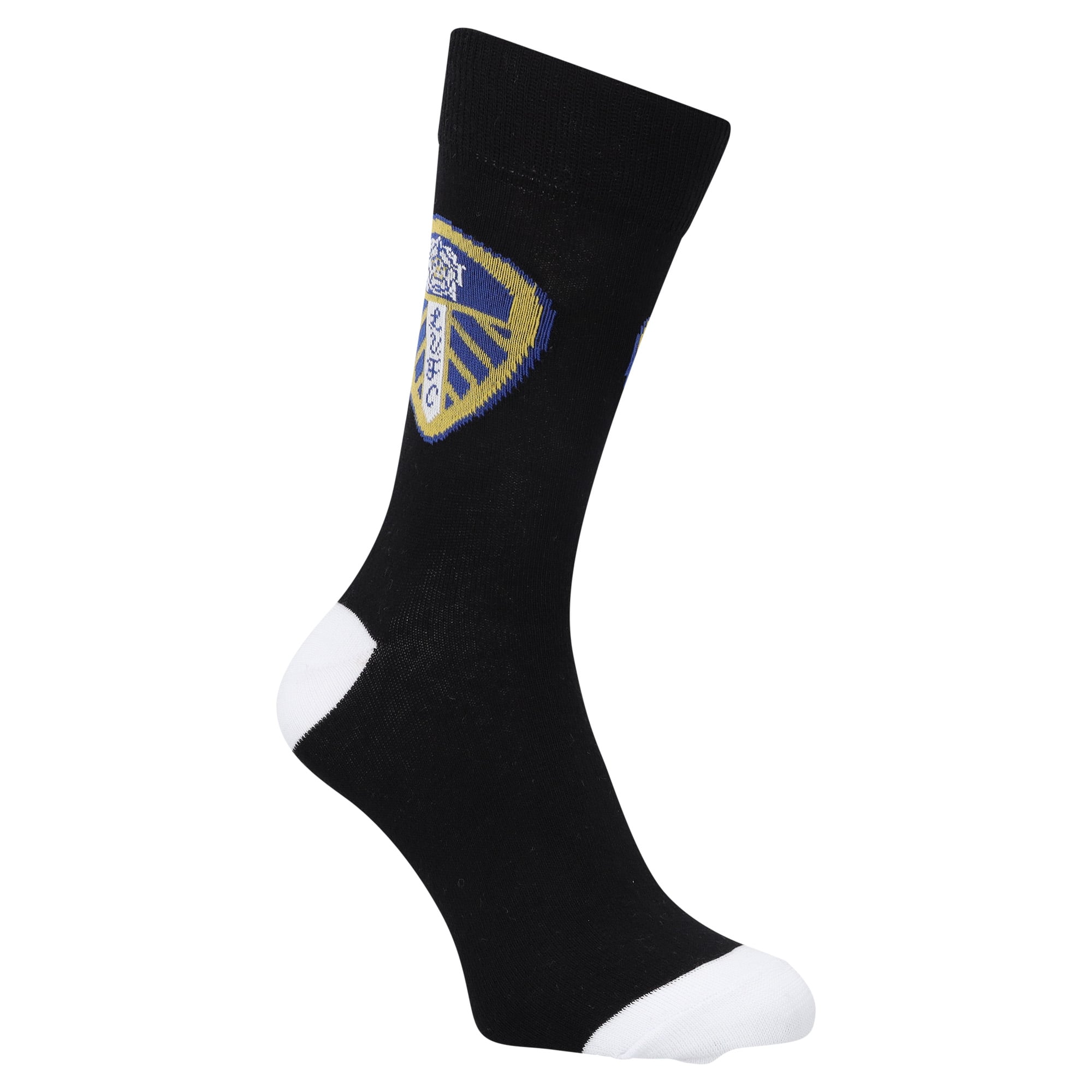Leeds United Days Of The Week 7 Pack Socks - Black - Adults, , rebel_hi-res