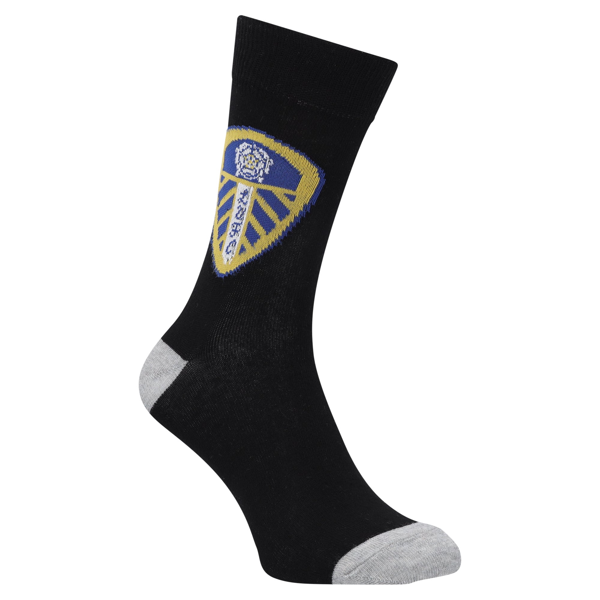 Leeds United Days Of The Week 7 Pack Socks - Black - Adults, , rebel_hi-res