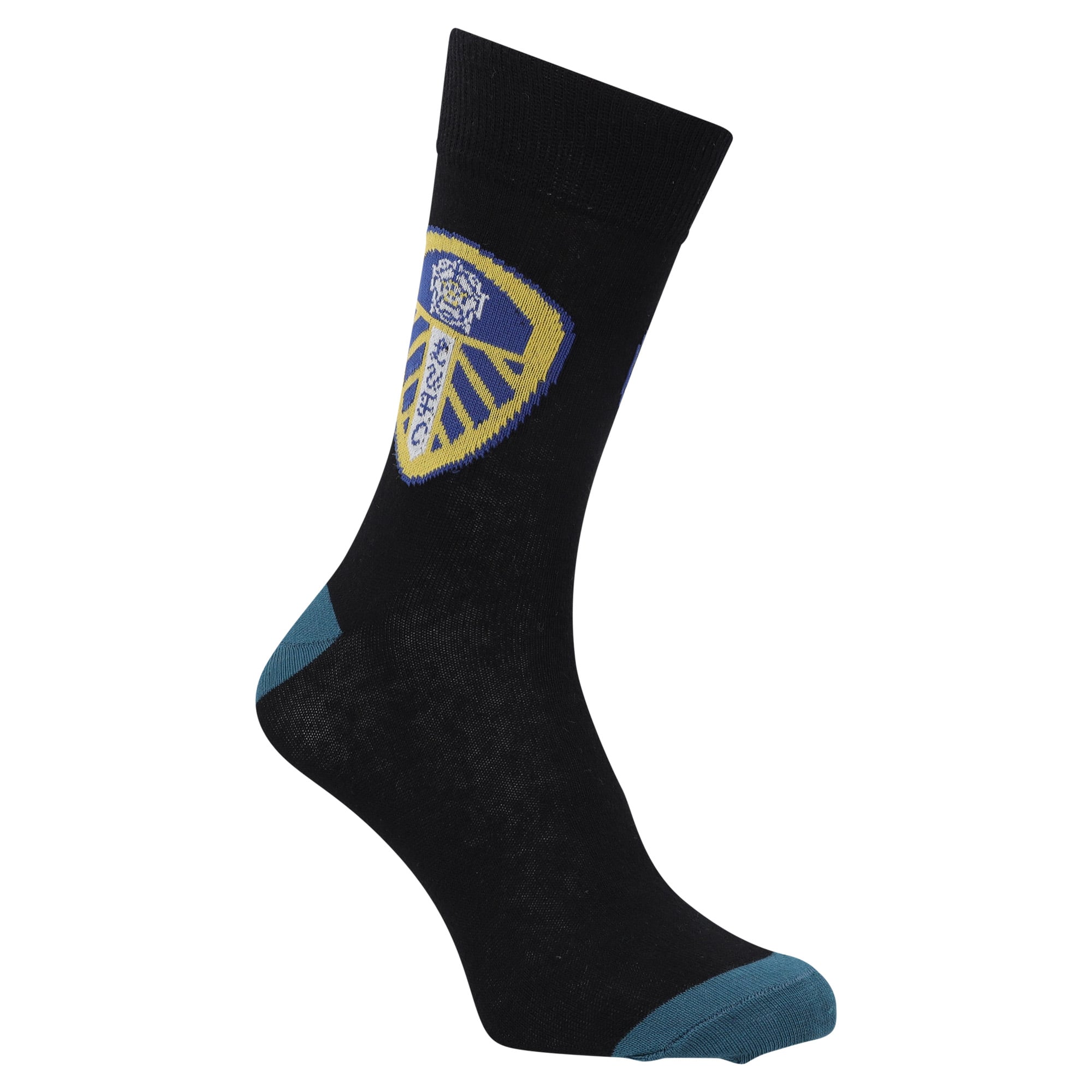 Leeds United Days Of The Week 7 Pack Socks - Black - Adults, , rebel_hi-res