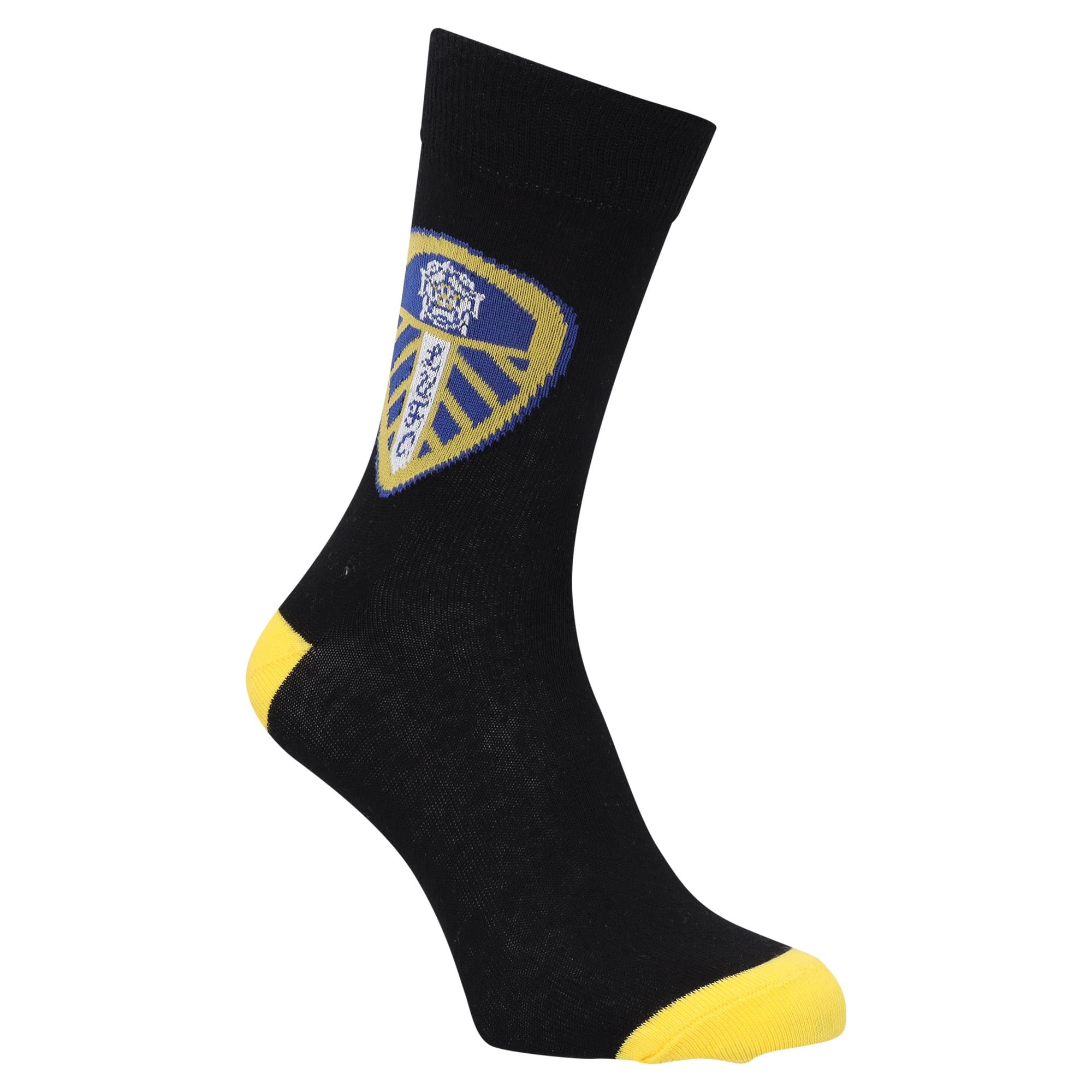 Leeds United Days Of The Week 7 Pack Socks - Black - Adults, , rebel_hi-res