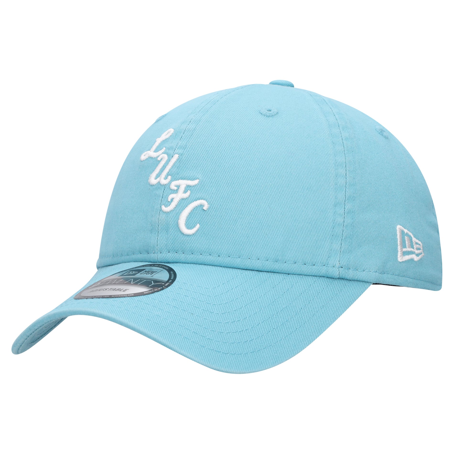 Leeds United New Era Italian Wash 9TWENTY - Blue Foam - Unisex, , rebel_hi-res