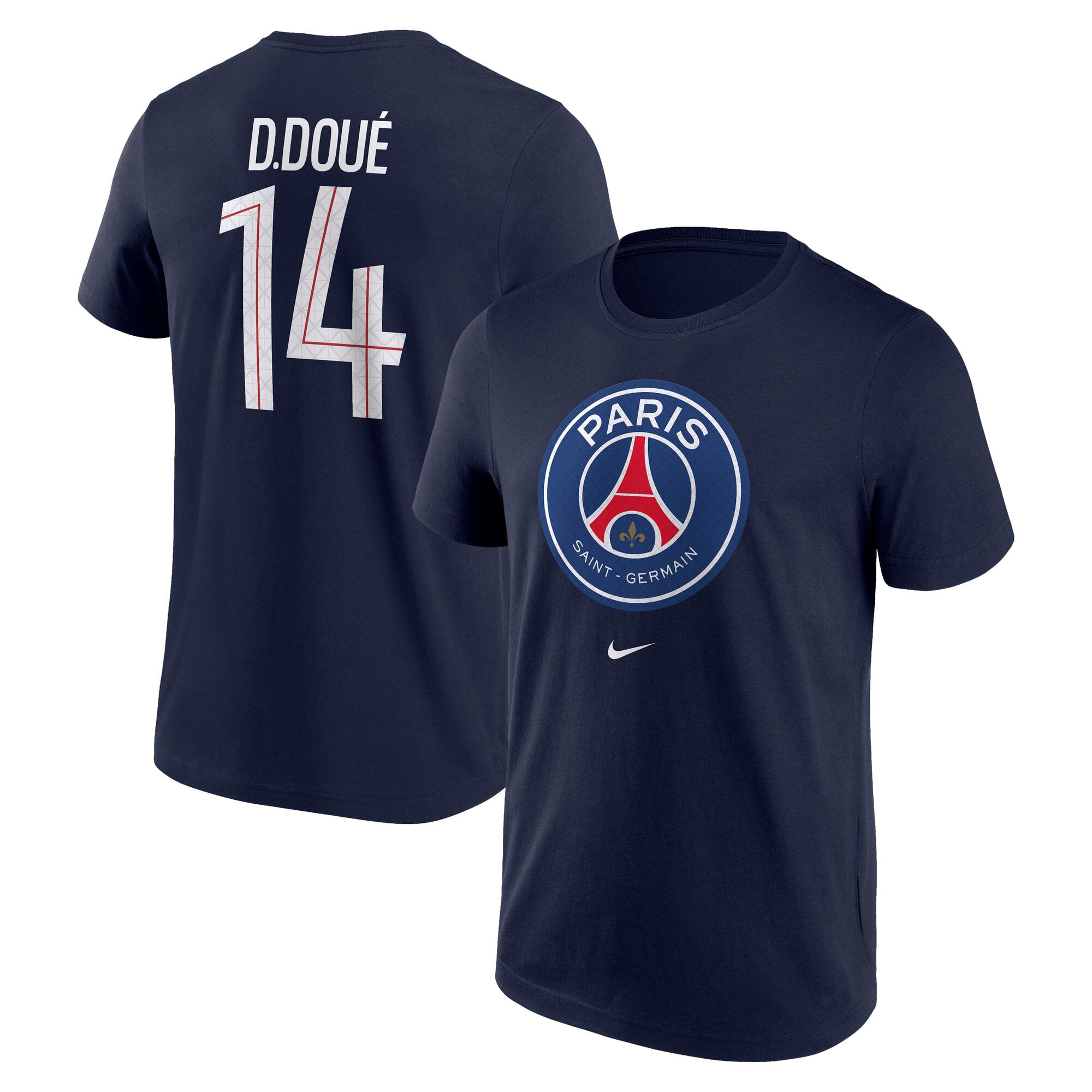 PSG Nike D.Dou&eacute; 14 Graphic T-Shirt - Navy - Mens, , rebel_hi-res