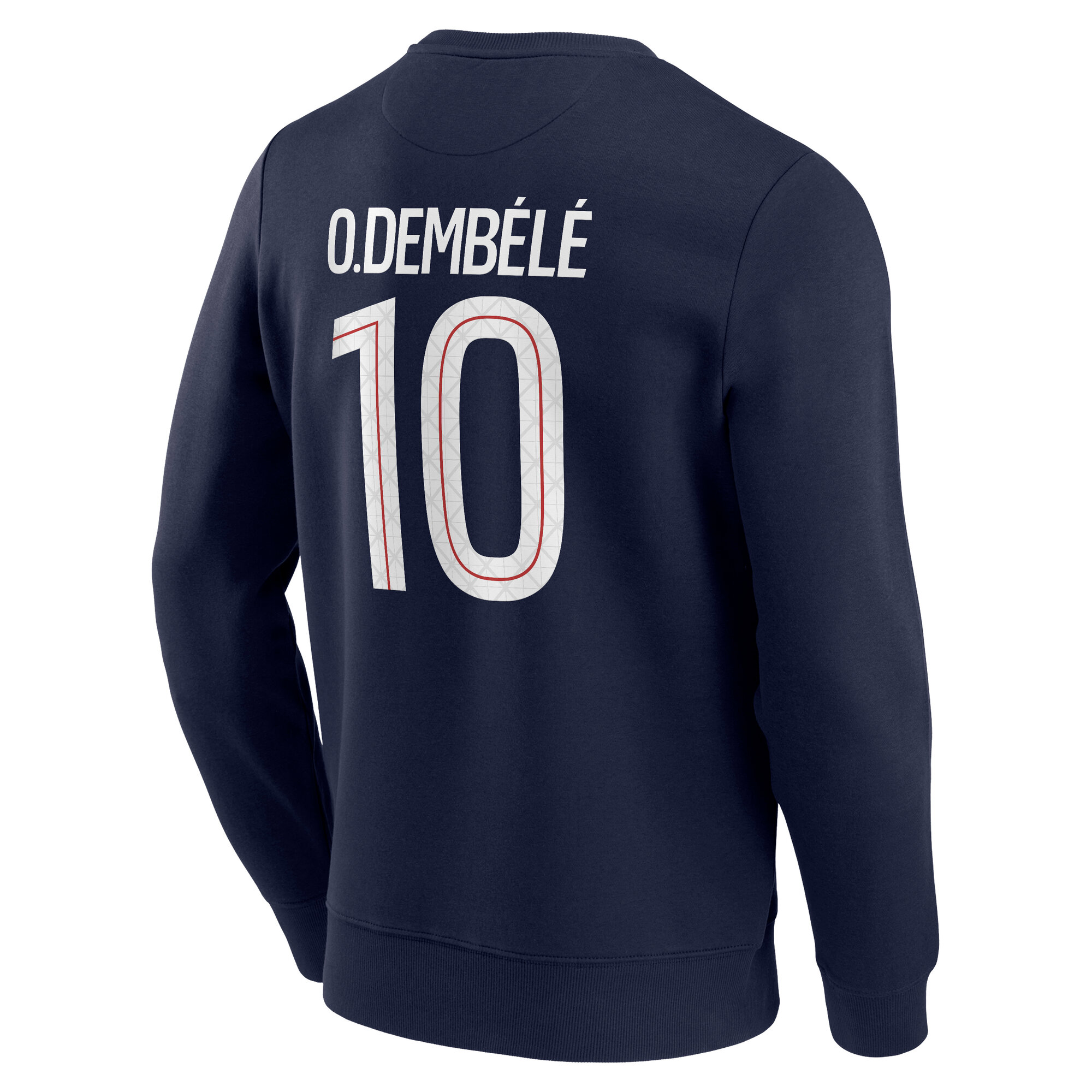 PSG Nike O. Demb&eacute;l&eacute; 10 Graphic Crew Sweatshirt - Navy - Mens, , rebel_hi-res