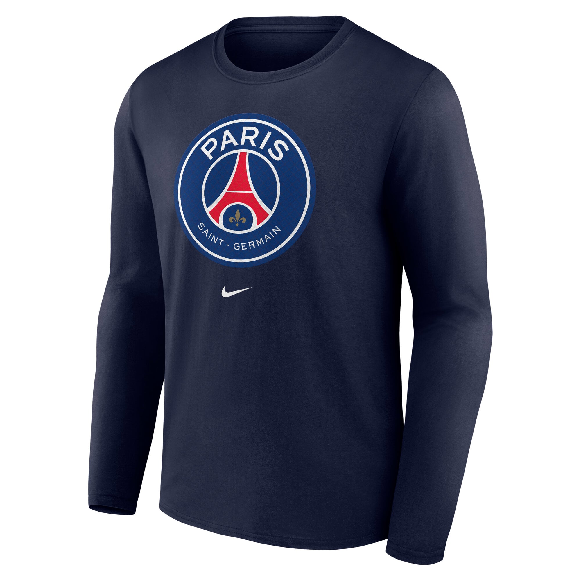 PSG Nike Kvaratskhelia 7 Graphic Long Sleeve T-Shirt - Navy - Mens, , rebel_hi-res