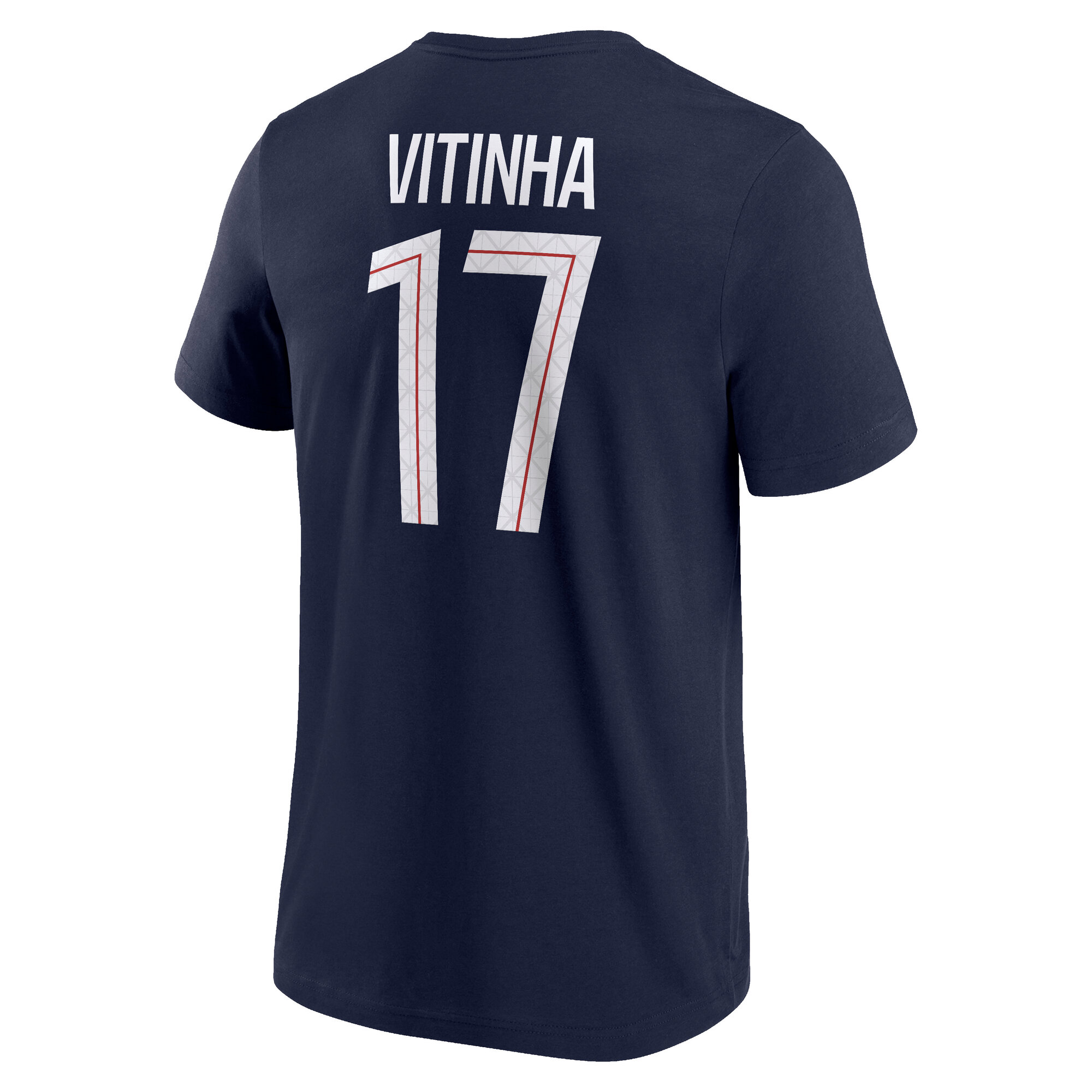 PSG Nike Vitinha 17 Graphic T-Shirt - Navy - Mens, , rebel_hi-res