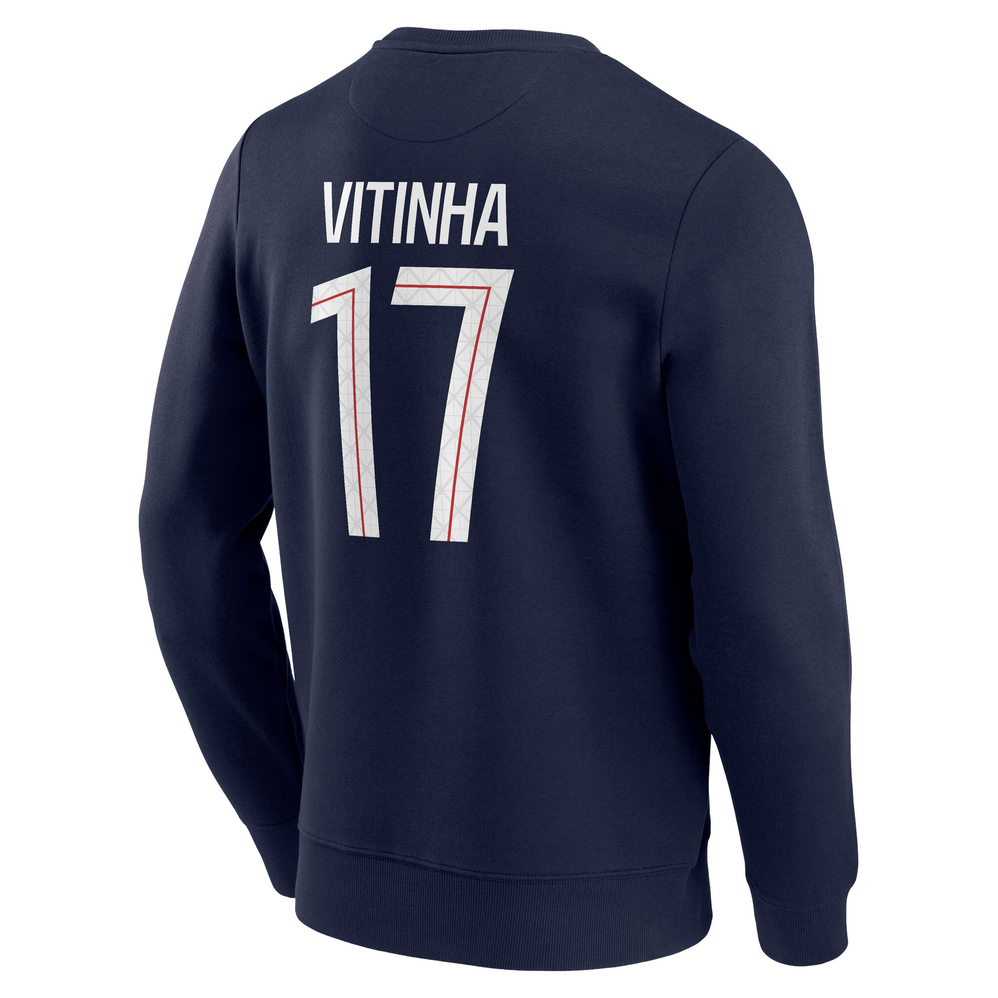 PSG Nike Vitinha 17 Graphic Crew Sweatshirt - Navy - Mens, , rebel_hi-res