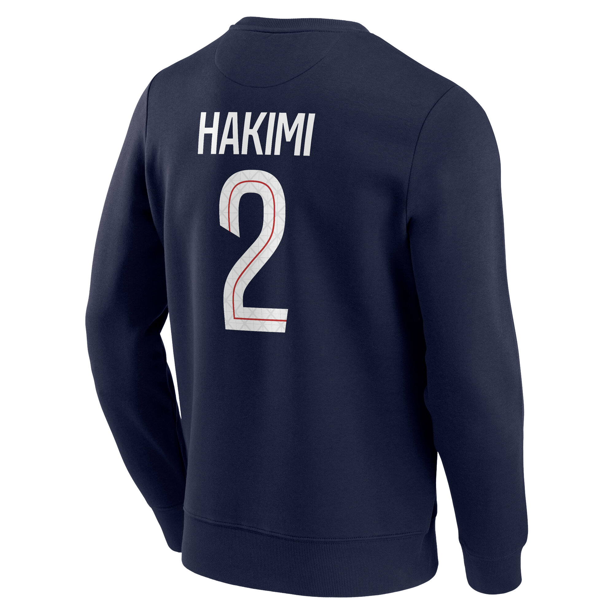 PSG Nike Hakimi 2 Graphic Crew Sweatshirt - Navy - Mens, , rebel_hi-res
