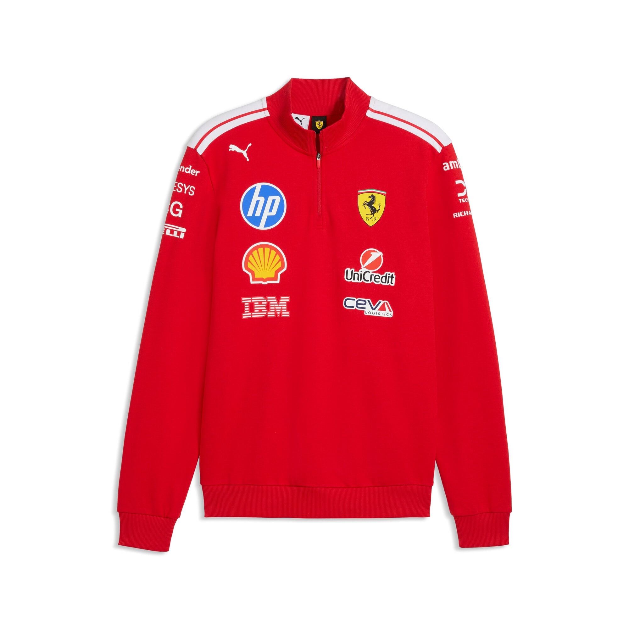 Scuderia Ferrari 2026 Team T7 1/2 Zip Sweat, , rebel_hi-res