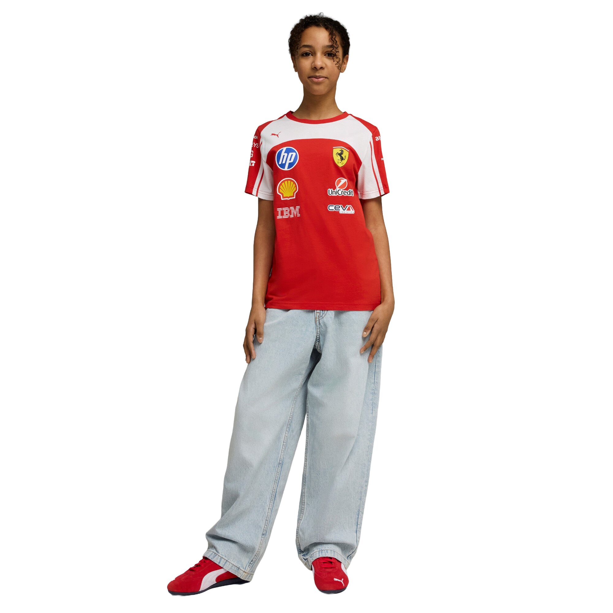 Scuderia Ferrari 2026 Team T-Shirt - Kids, , rebel_hi-res