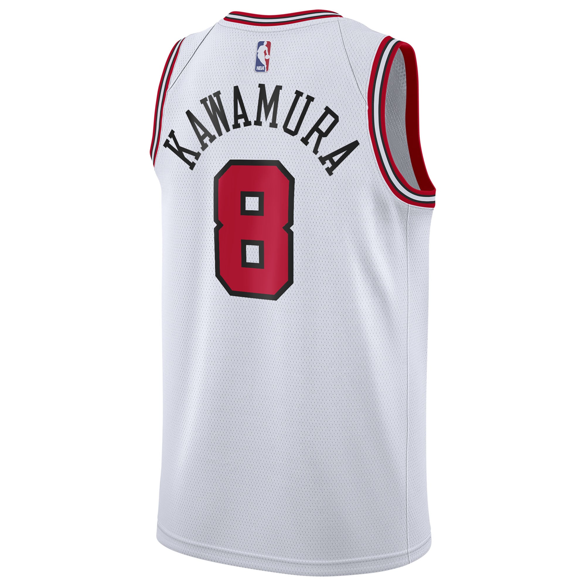 Chicago Bulls Nike Association Edition Swingman Jersey - White - Yuki Kawamura - Youth, , rebel_hi-res