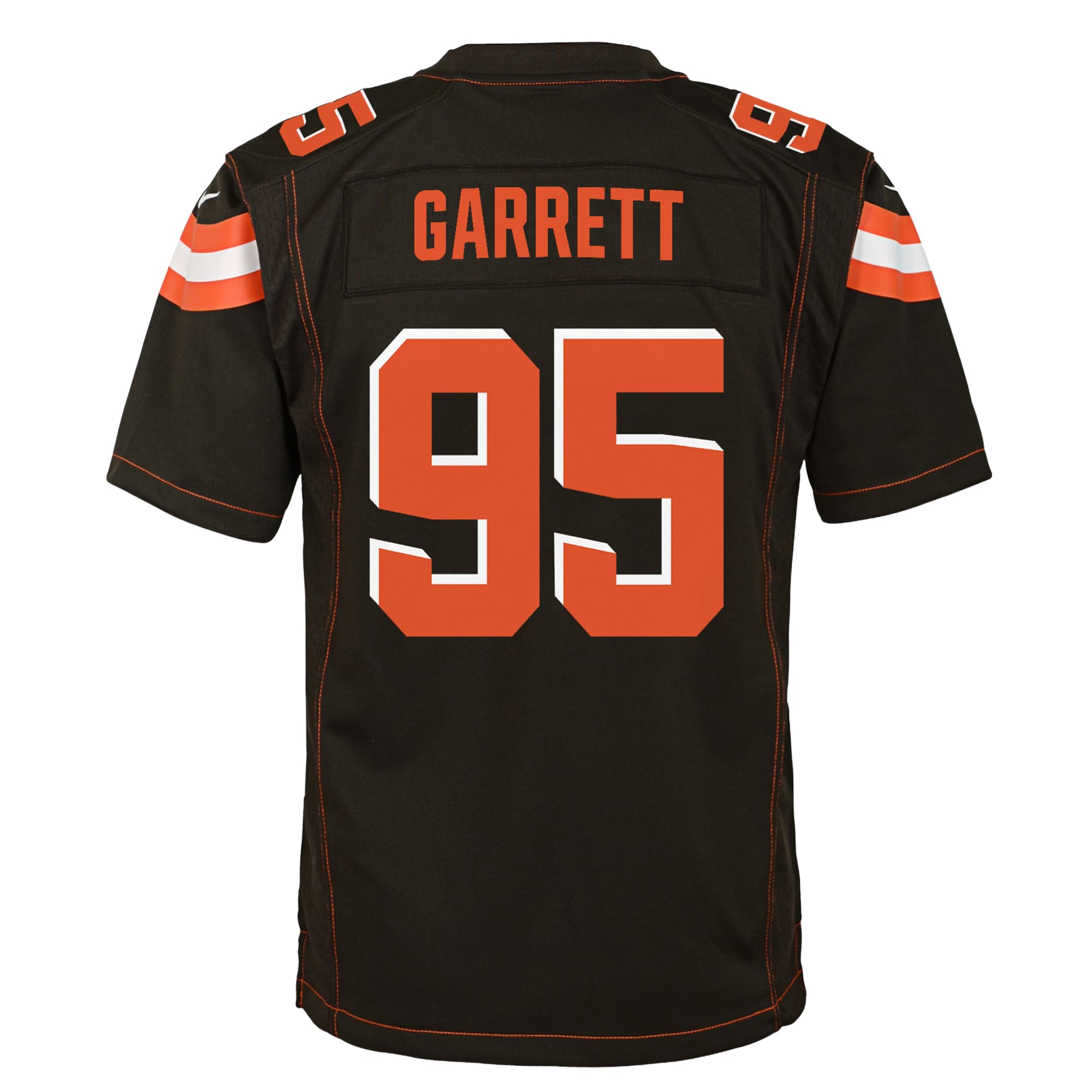 Cleveland Browns Home Game Nike Jersey - Myles Garrett - Youth, , rebel_hi-res
