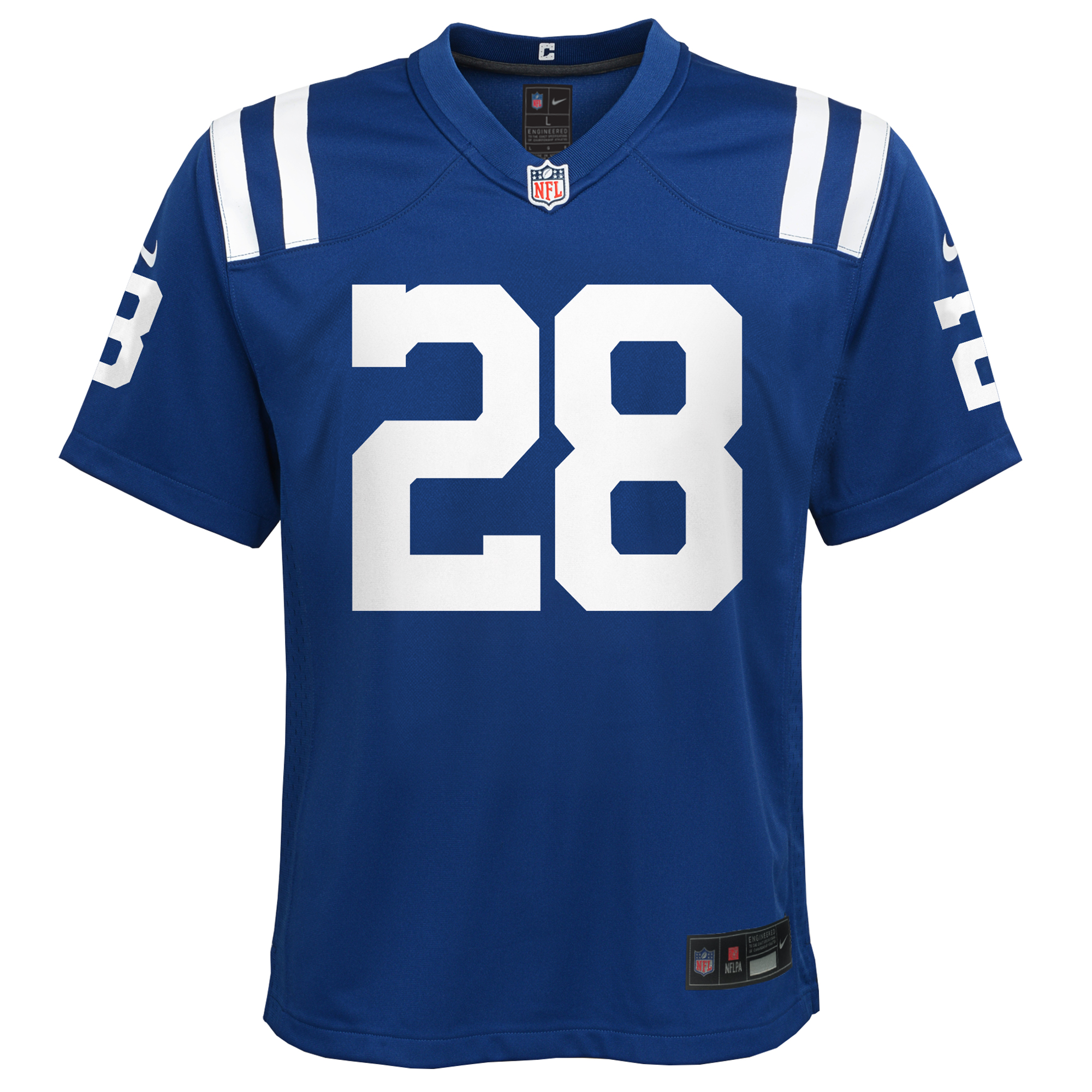 Indianapolis Colts Home Game Nike Jersey - Jonathan Taylor - Youth, , rebel_hi-res