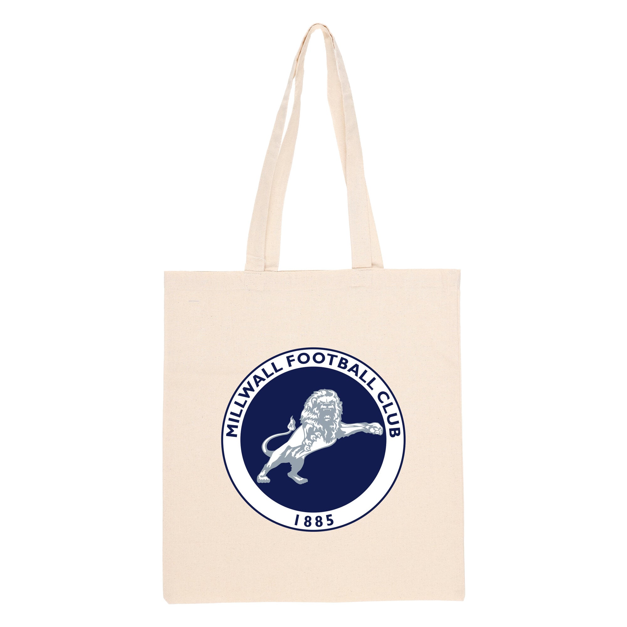 Millwall Logo Tote Bag - Off White, , rebel_hi-res