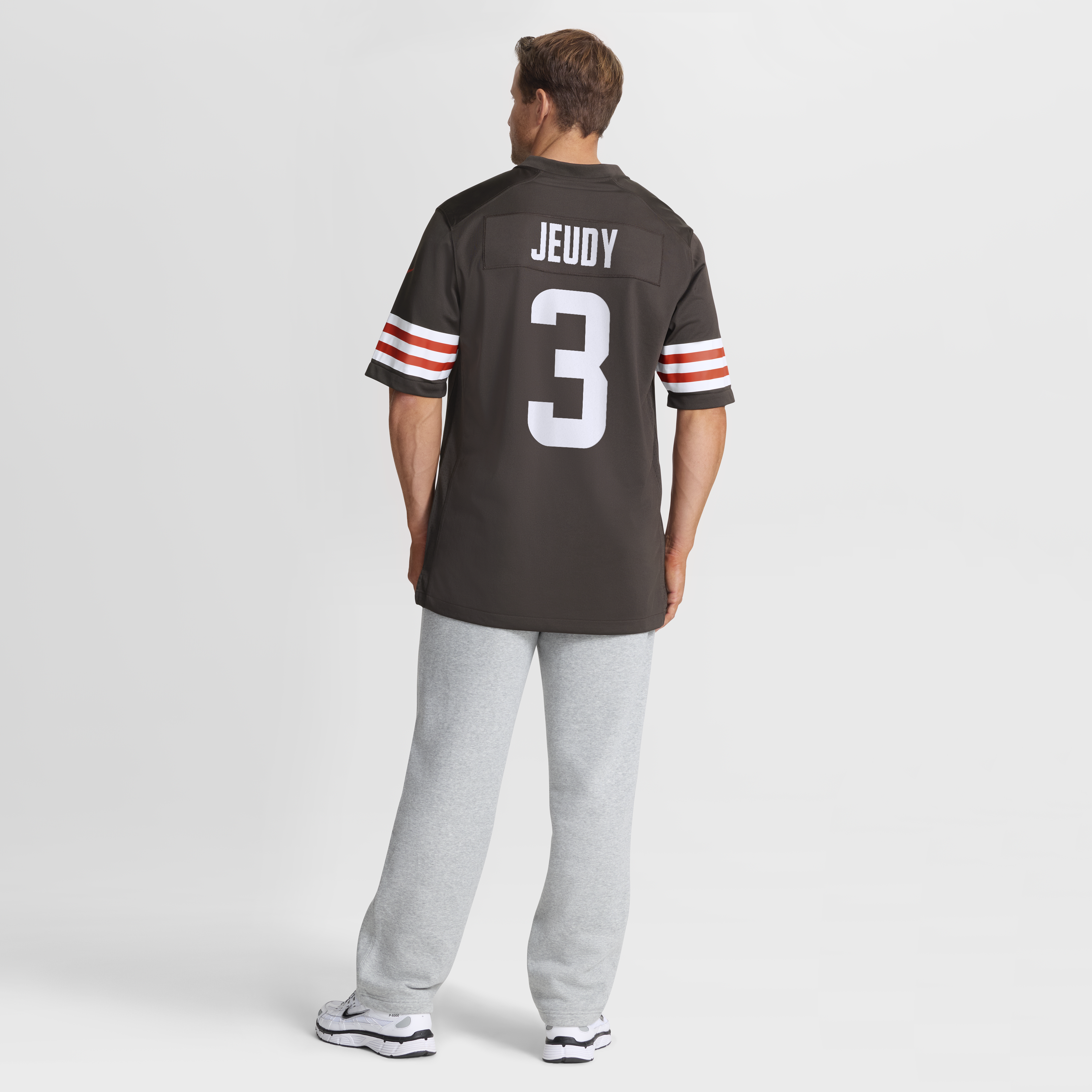 Cleveland Browns Nike Game Home Jersey - Brown - Jerry Jeudy - Mens, , rebel_hi-res