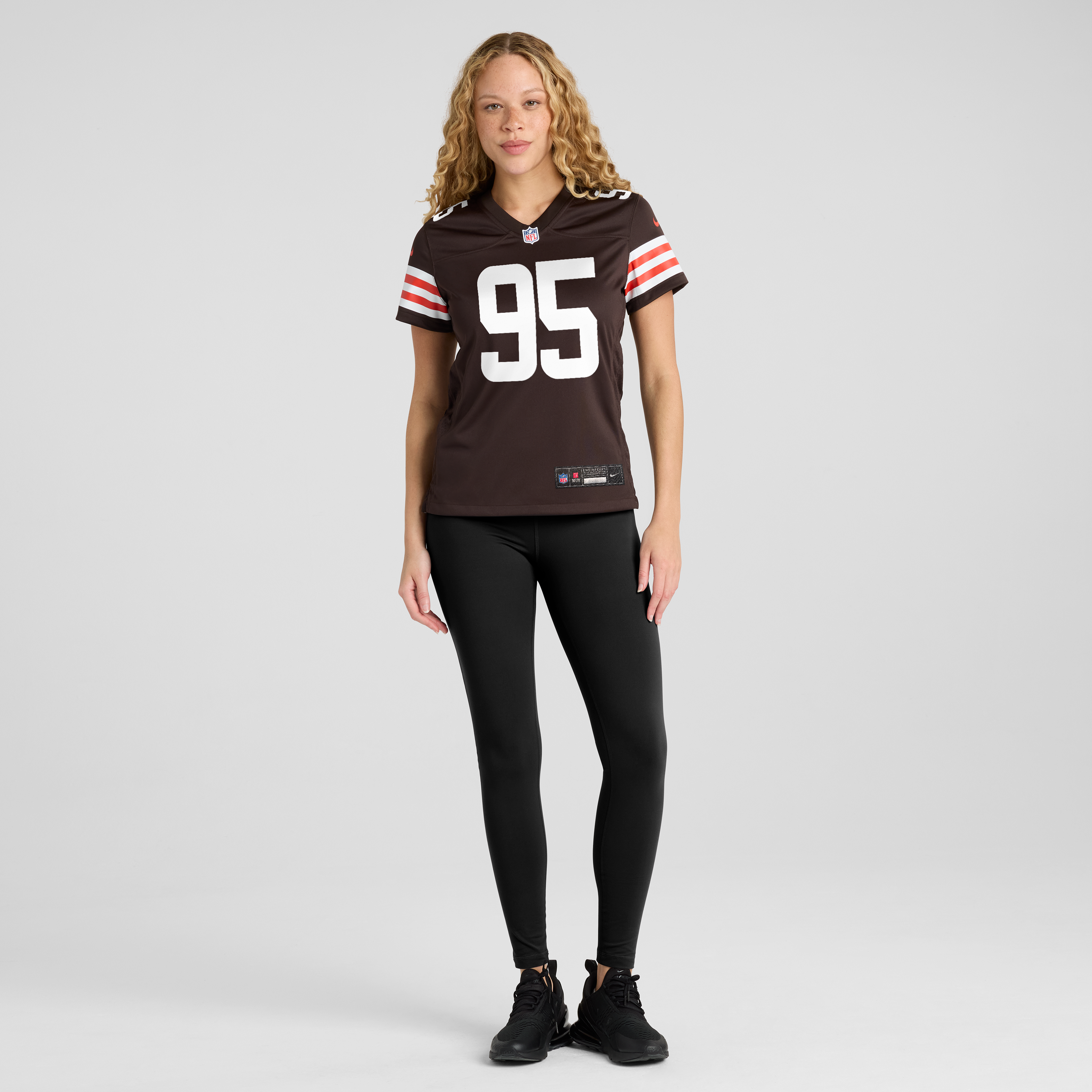 Cleveland Browns Nike Game Home Jersey - Brown - Myles Garrett - Womens, , rebel_hi-res