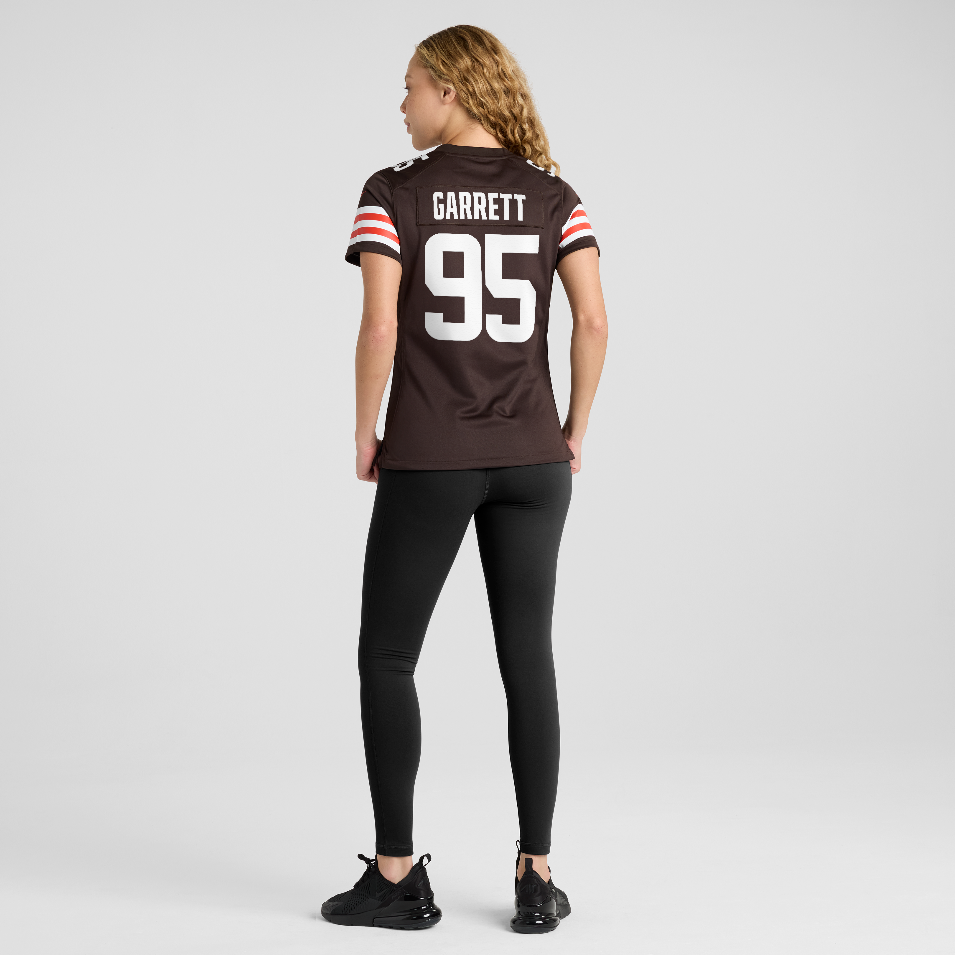 Cleveland Browns Nike Game Home Jersey - Brown - Myles Garrett - Womens, , rebel_hi-res