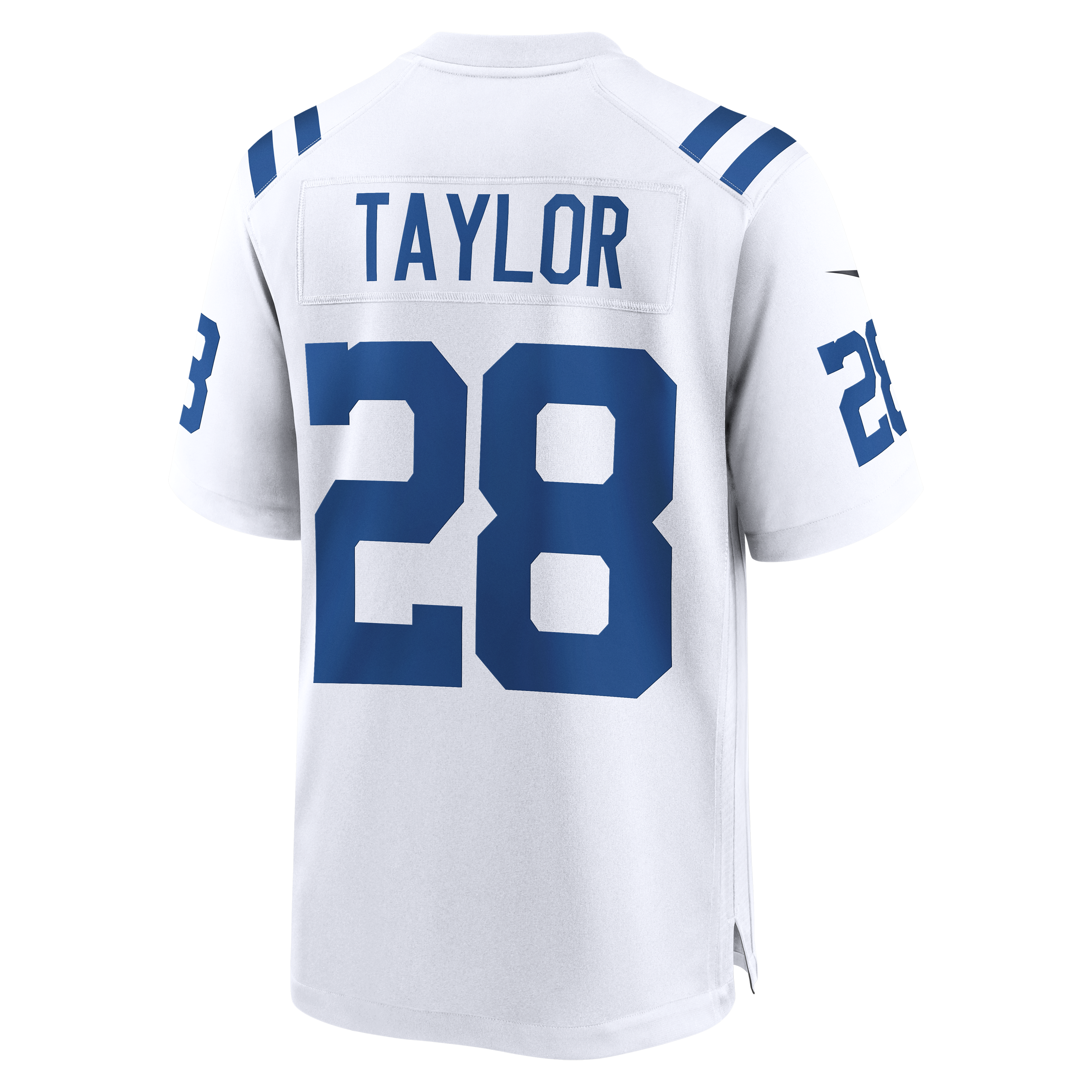 Indianapolis Colts Nike Game Road Jersey - White - Jonathan Taylor - Mens, , rebel_hi-res