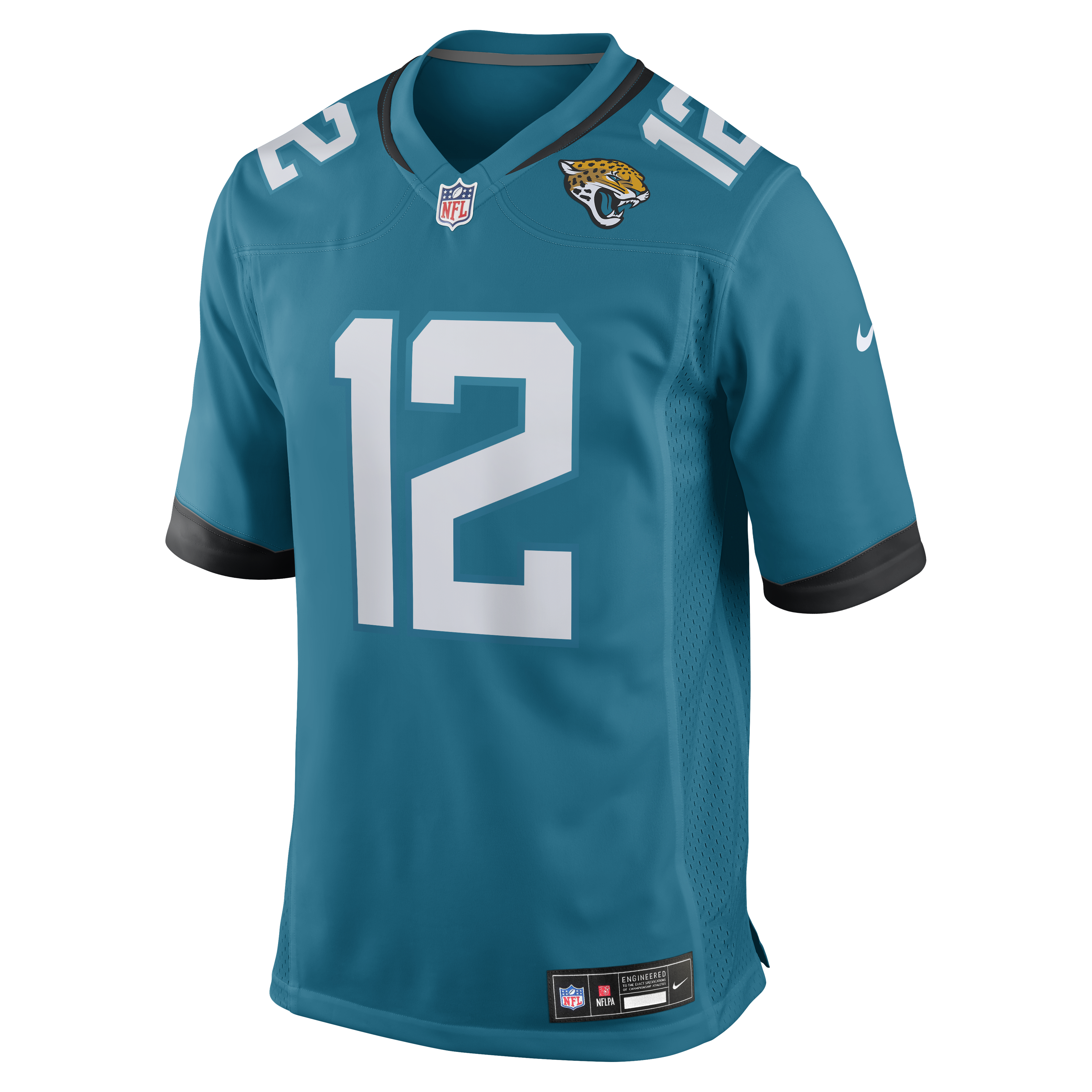 Jacksonville Jaguars Nike Game Alternate Jersey - Teal - Travis Hunter - Mens, , rebel_hi-res