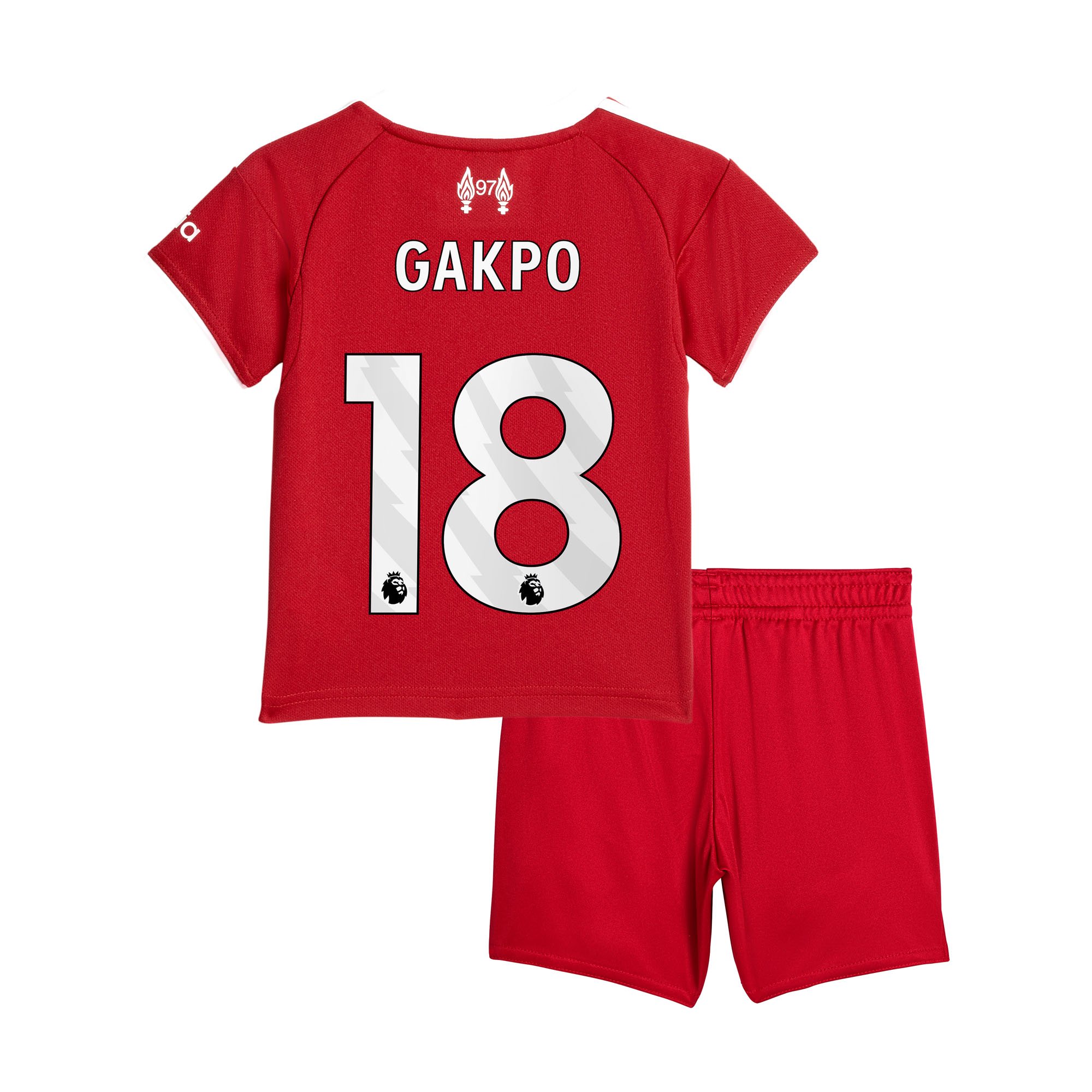 Liverpool adidas Home Babykit 2025-26 with Gakpo 18 printing, , rebel_hi-res