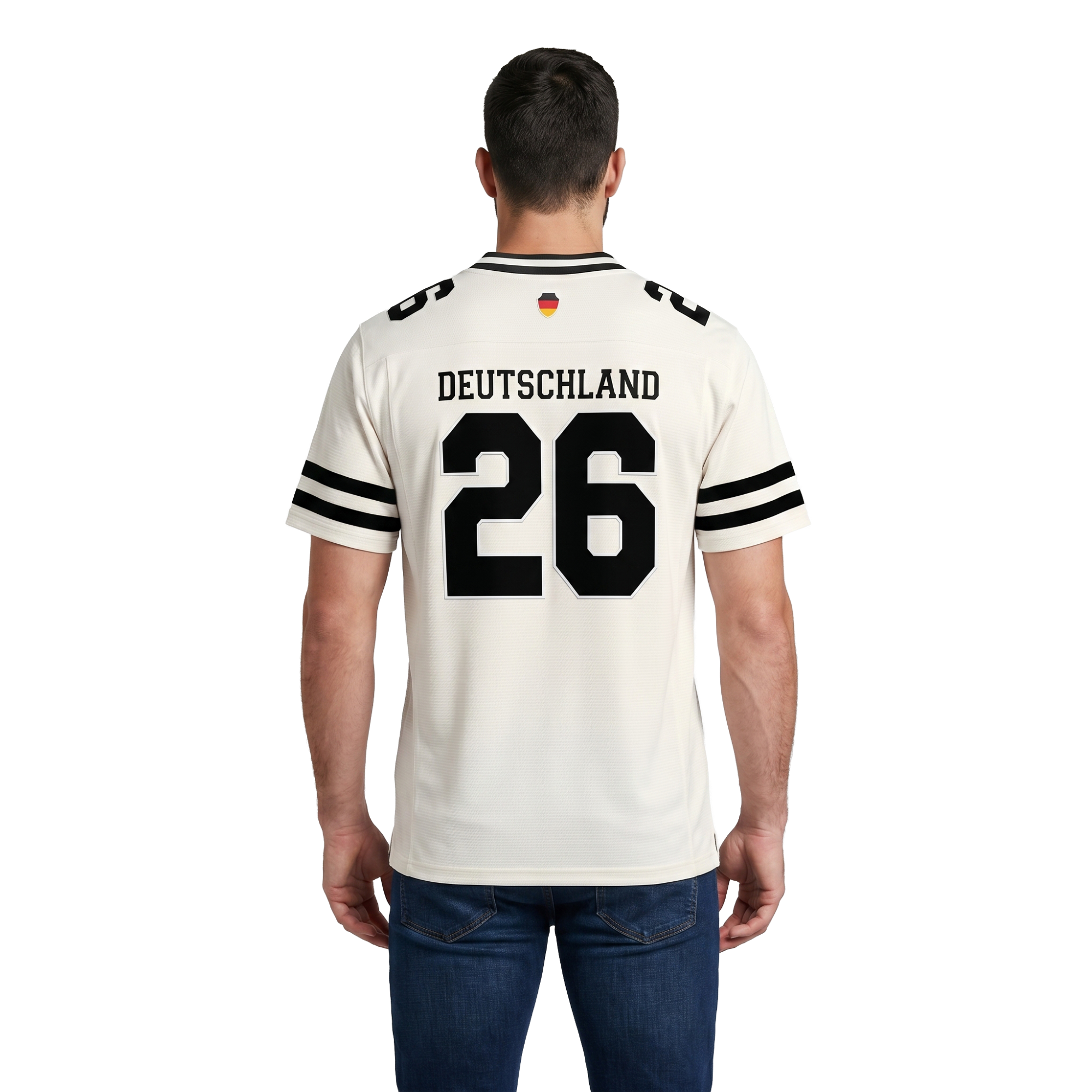 Germany DFB American Football Jersey - Marshmallow - Mens, , rebel_hi-res