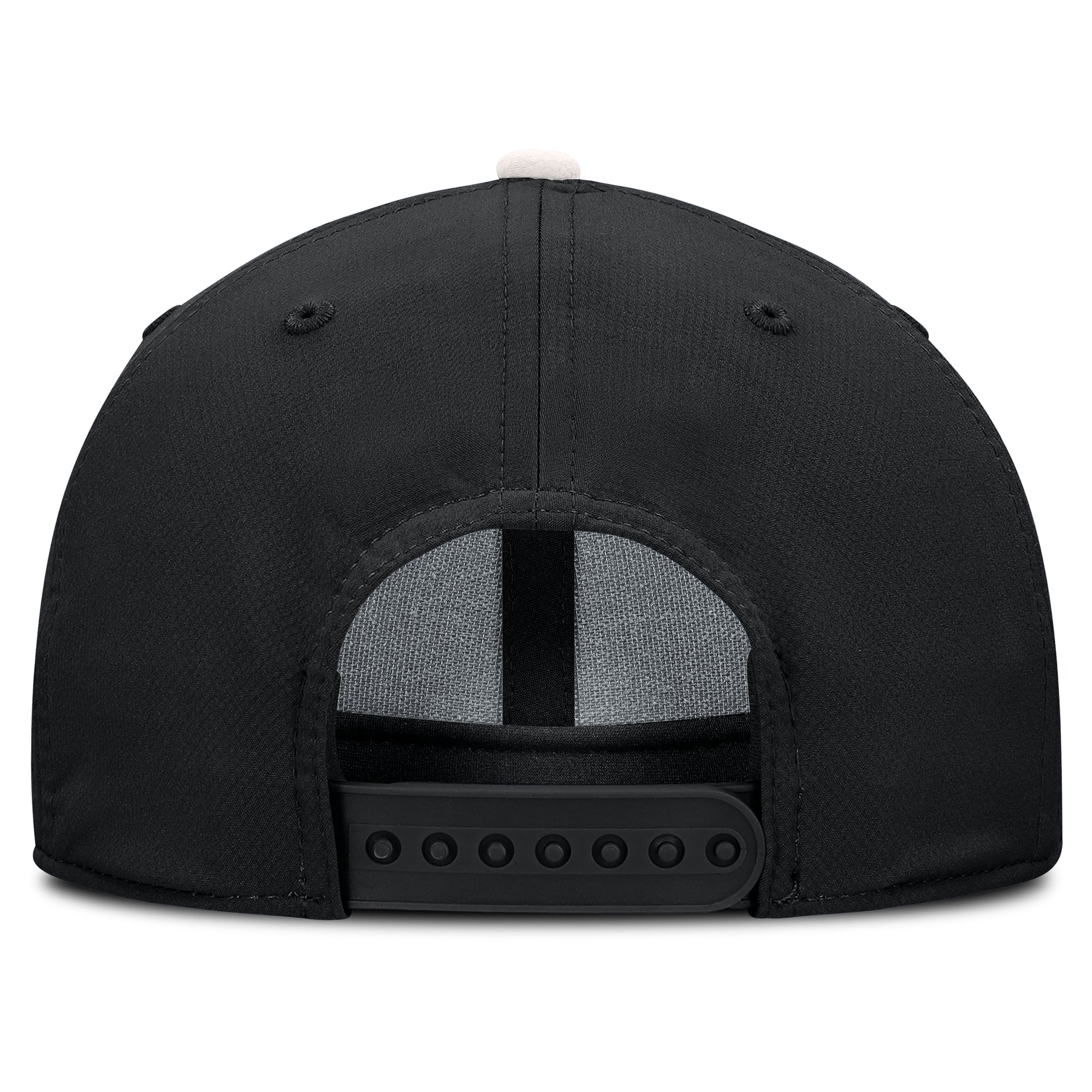 Leeds United Circuit Structured Adjustable Snapback Cap - Black - Mens, , rebel_hi-res