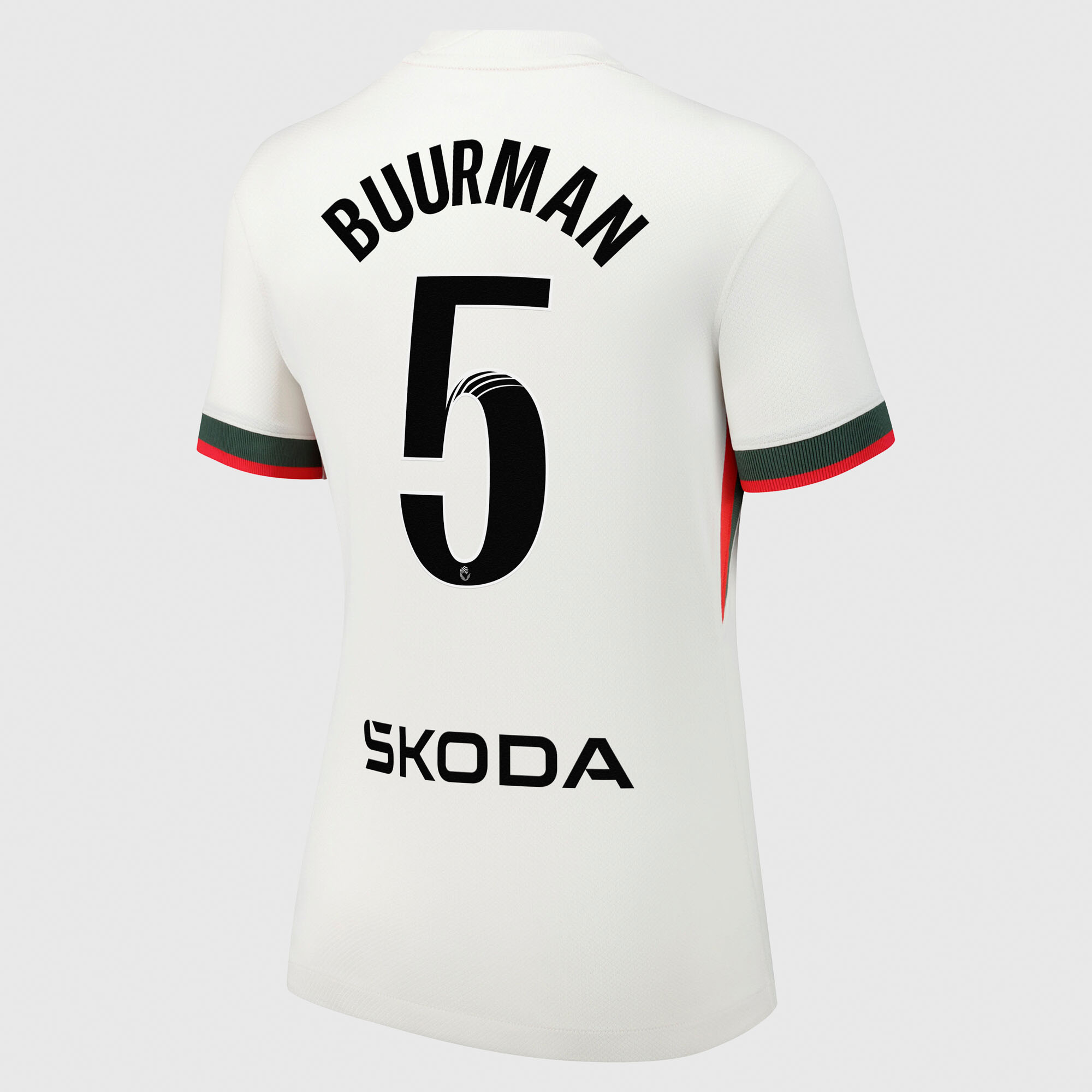 Chelsea WSL Nike Away Stadium Shirt 2025-26 - Womens with Buurman 5 printing, , rebel_hi-res