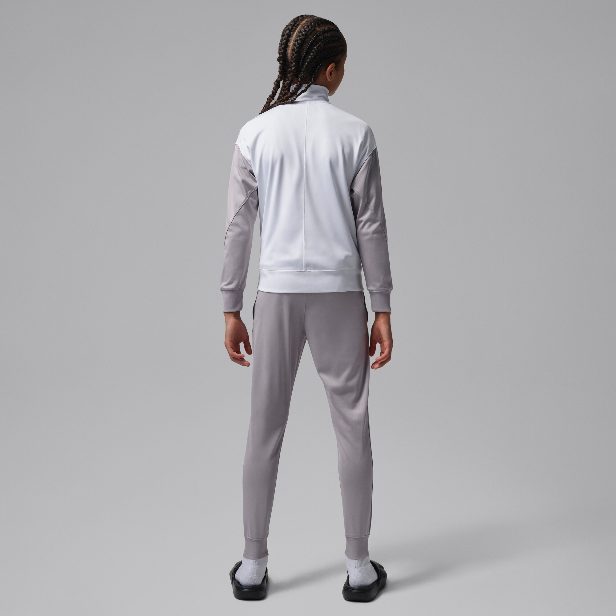 PSG Jordan Strike Training Tracksuit - White/Grey - Kids, , rebel_hi-res